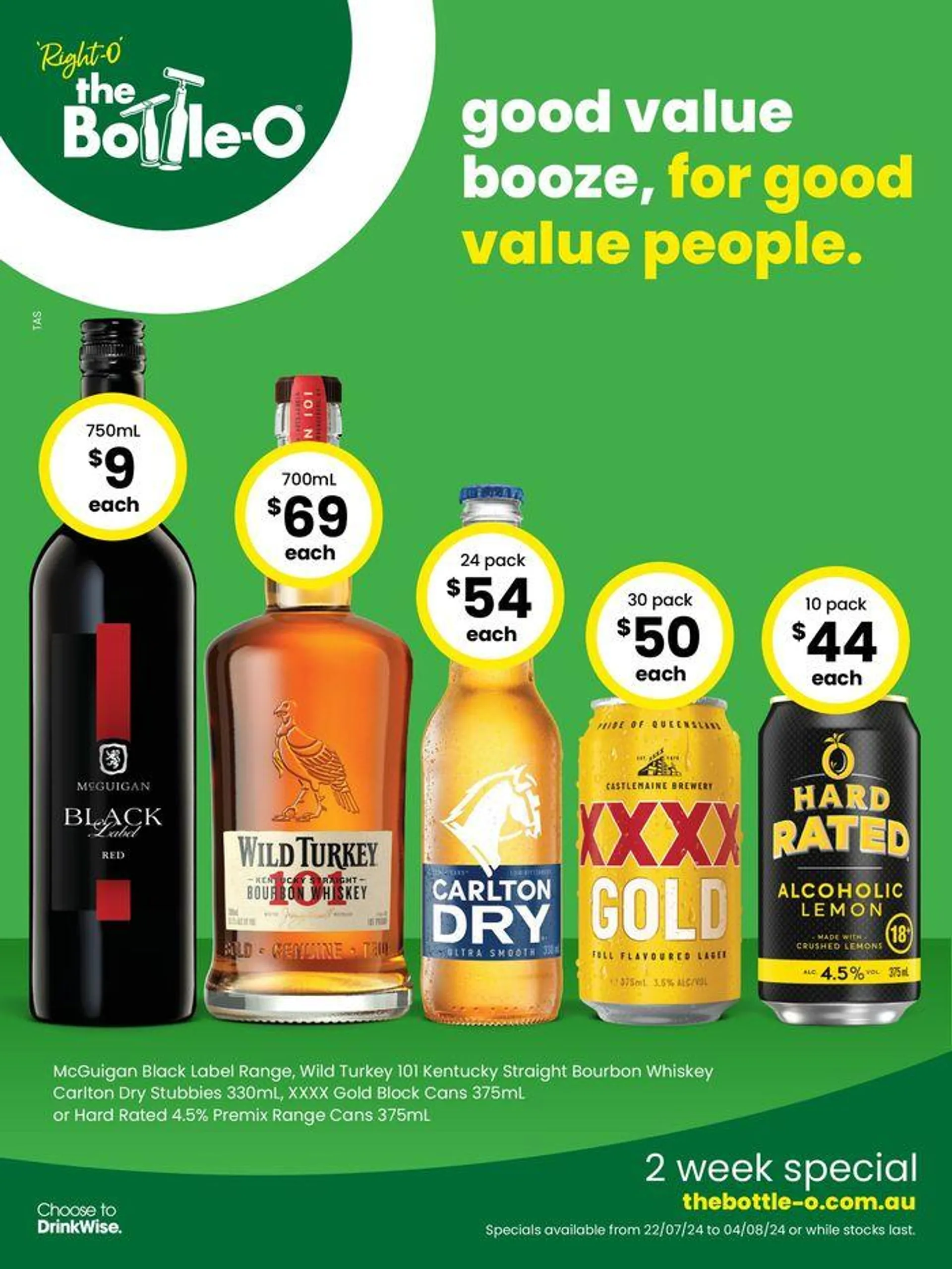 Good Value Booze, For Good Value People 22/07 - 1