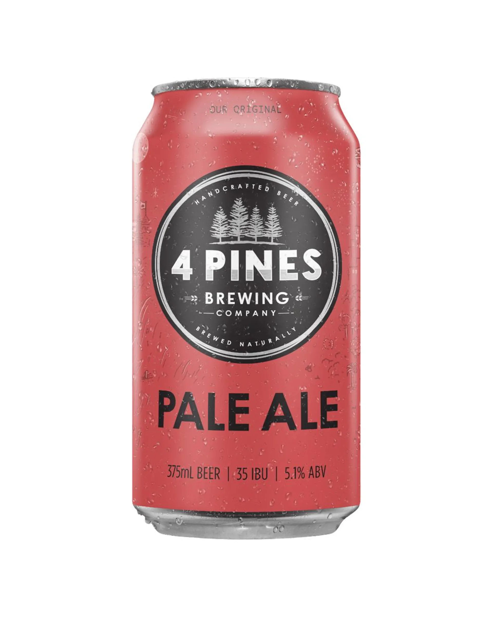 4 Pines Pale Ale Can 18x375ML