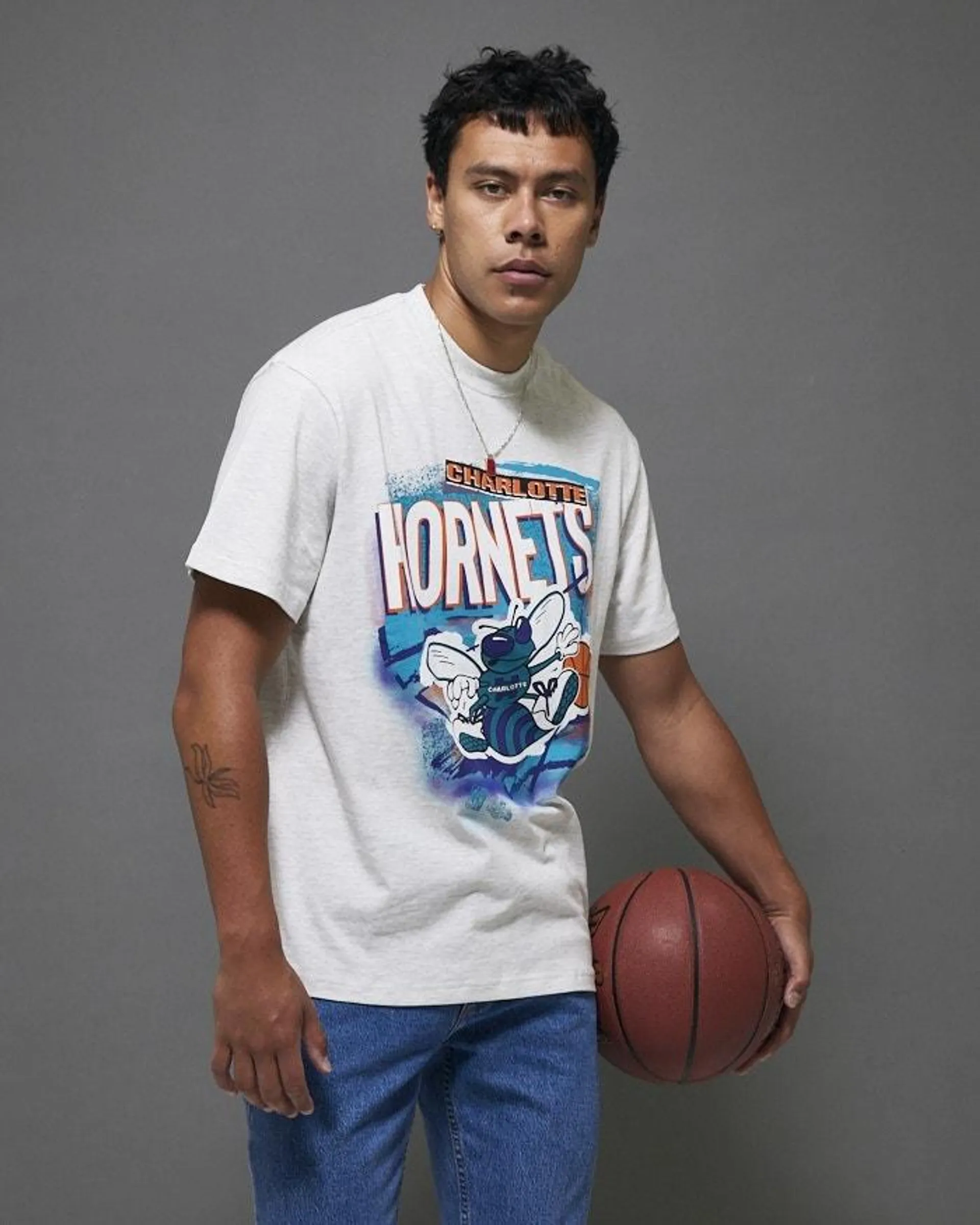 Charlottes Hornets Abstract Tee