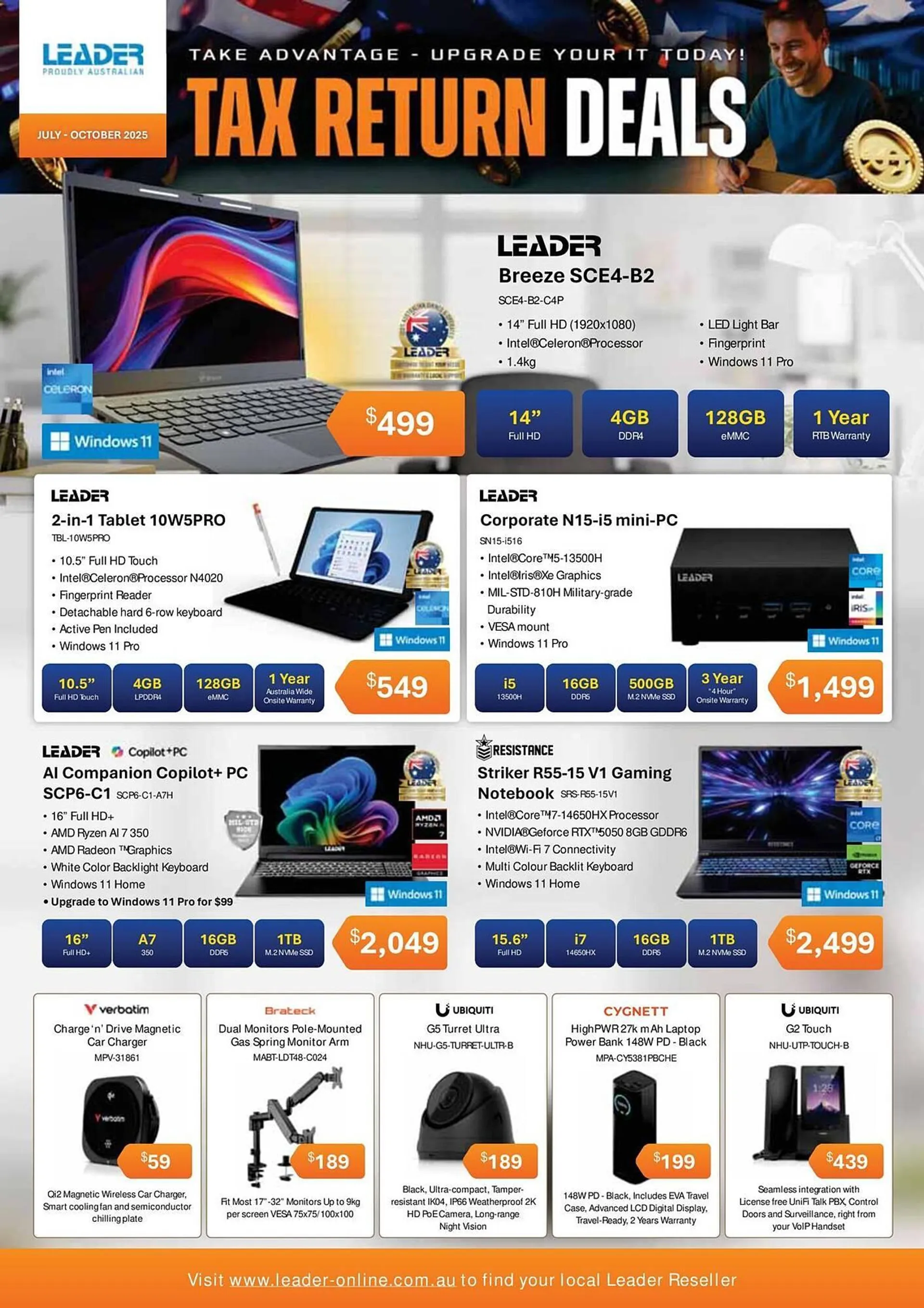 Leader Computers catalogue - Catalogue valid from 1 July to 31 October 2025 - page 1