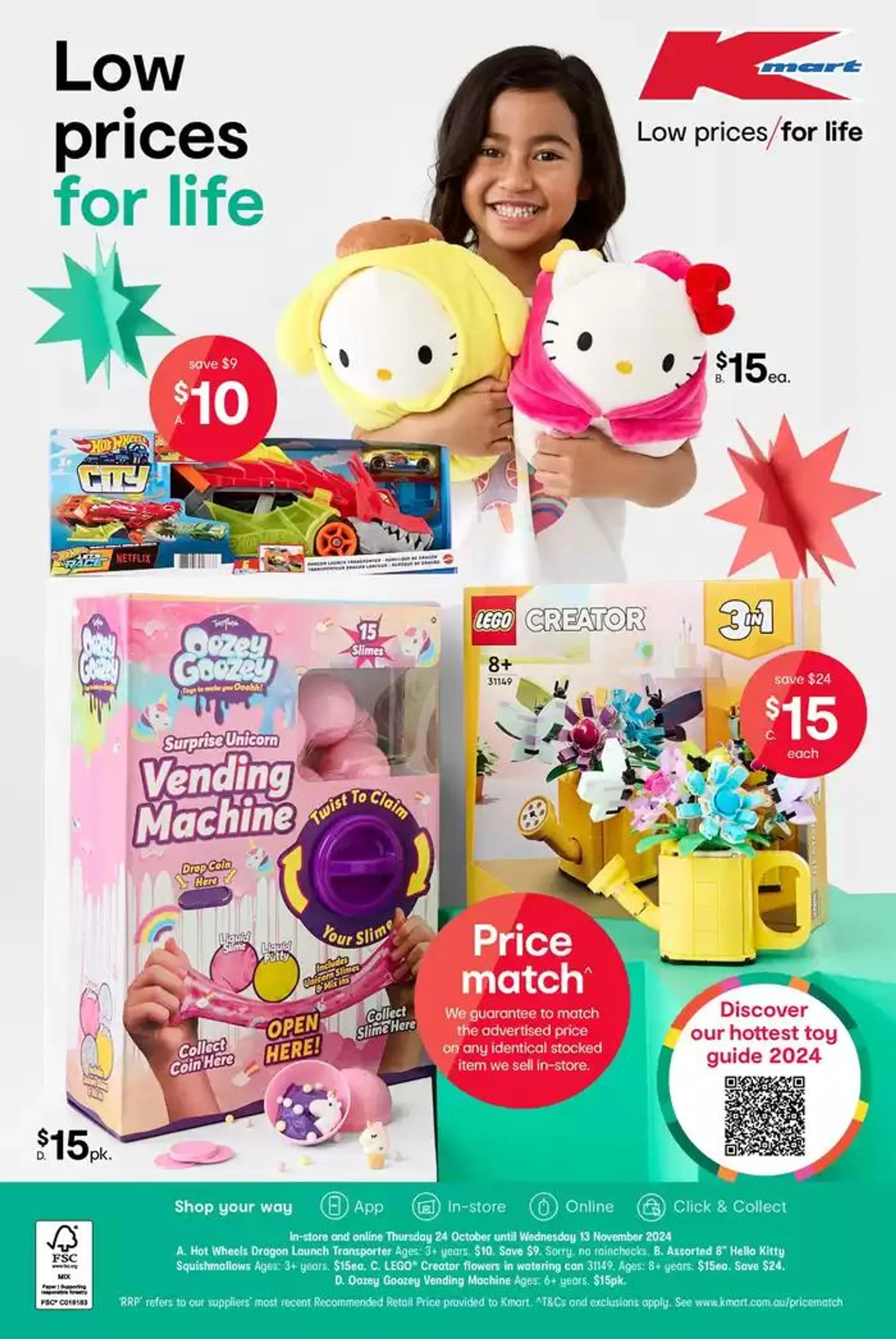 XMAS TOYS - Low prices for life - Catalogue valid from 24 October to 13 November 2024 - page 1