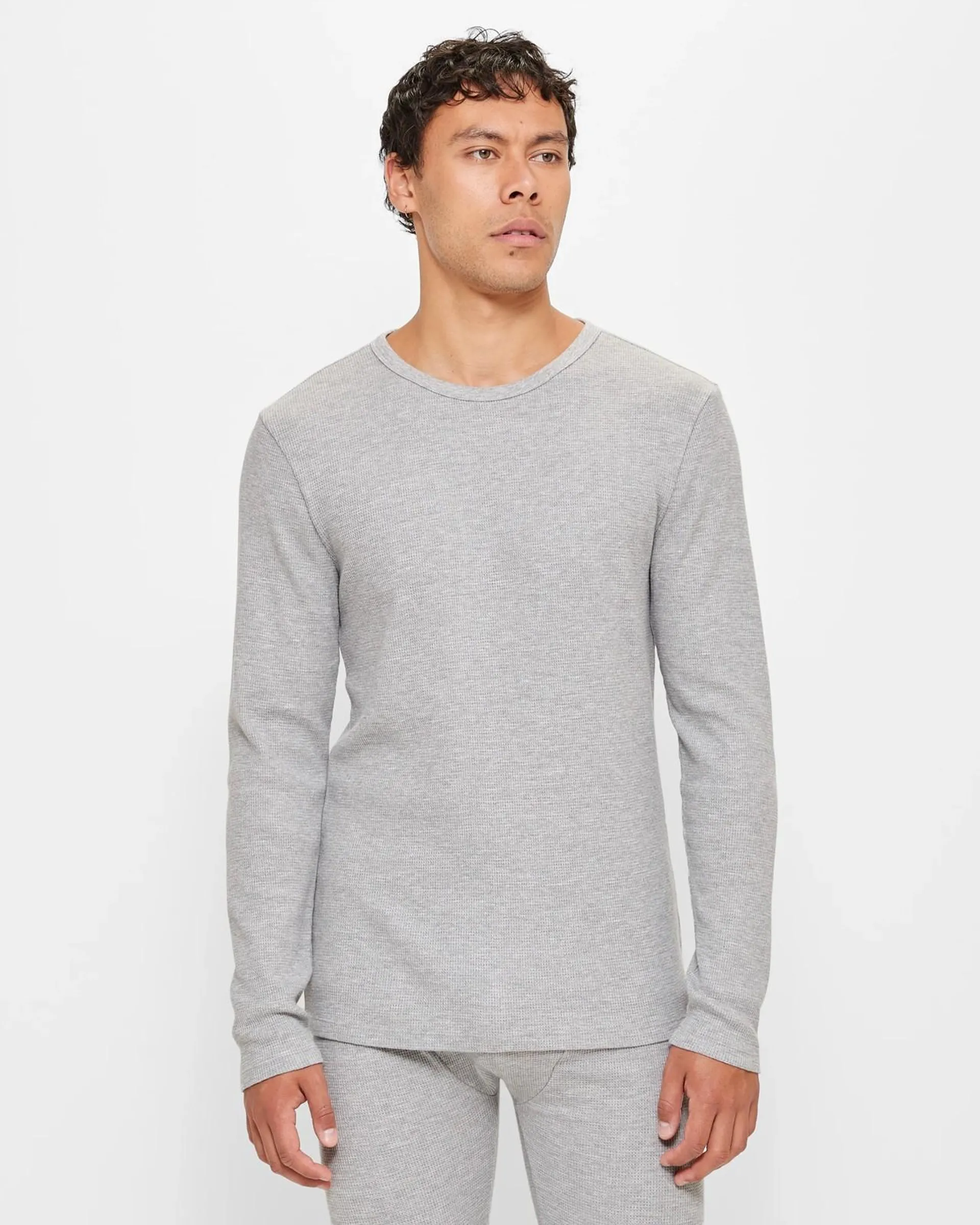 Waffle Thermal Long Sleeve Top - Maxx