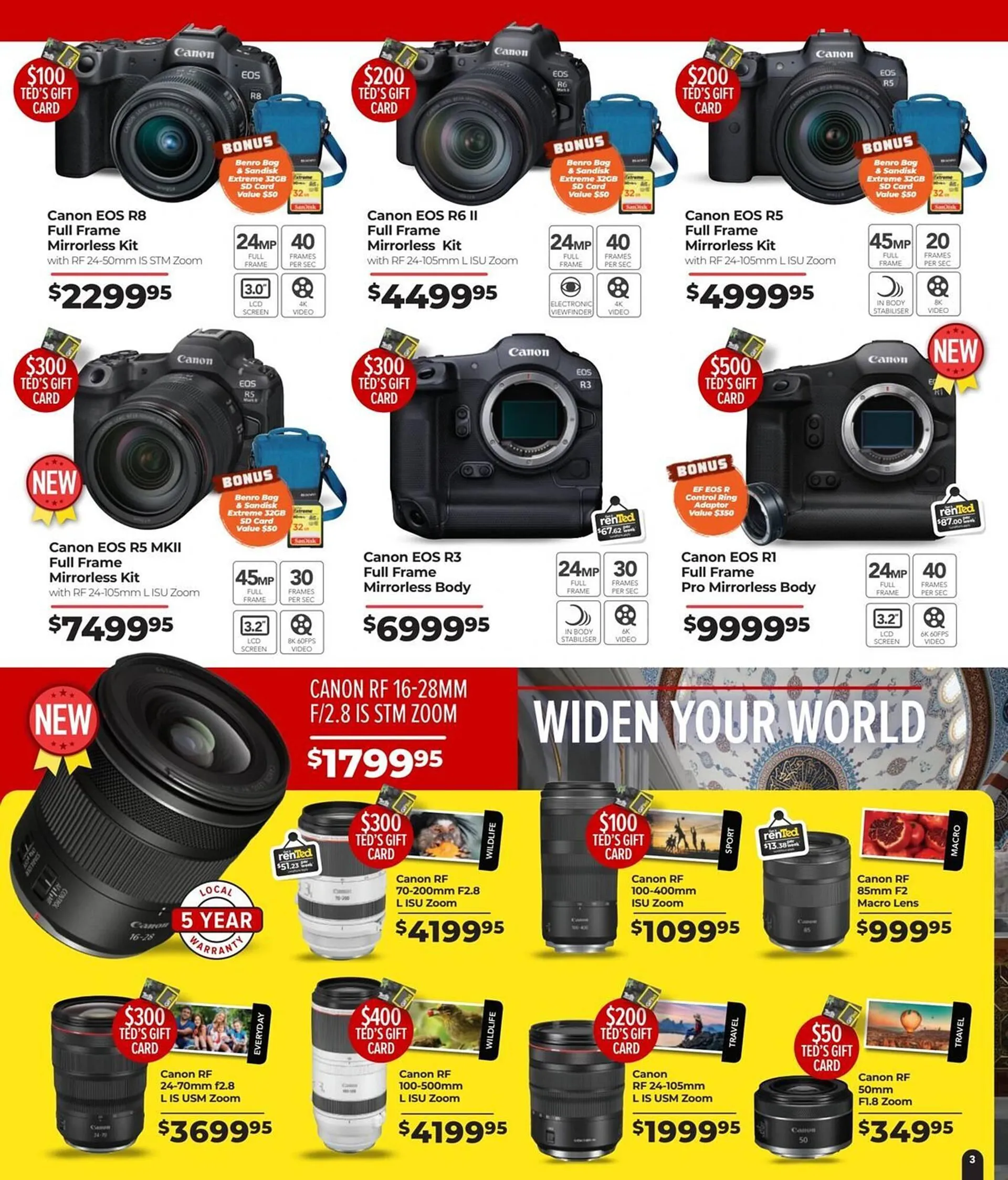 Teds Cameras catalogue - Catalogue valid from 5 May to 1 June 2025 - page 3