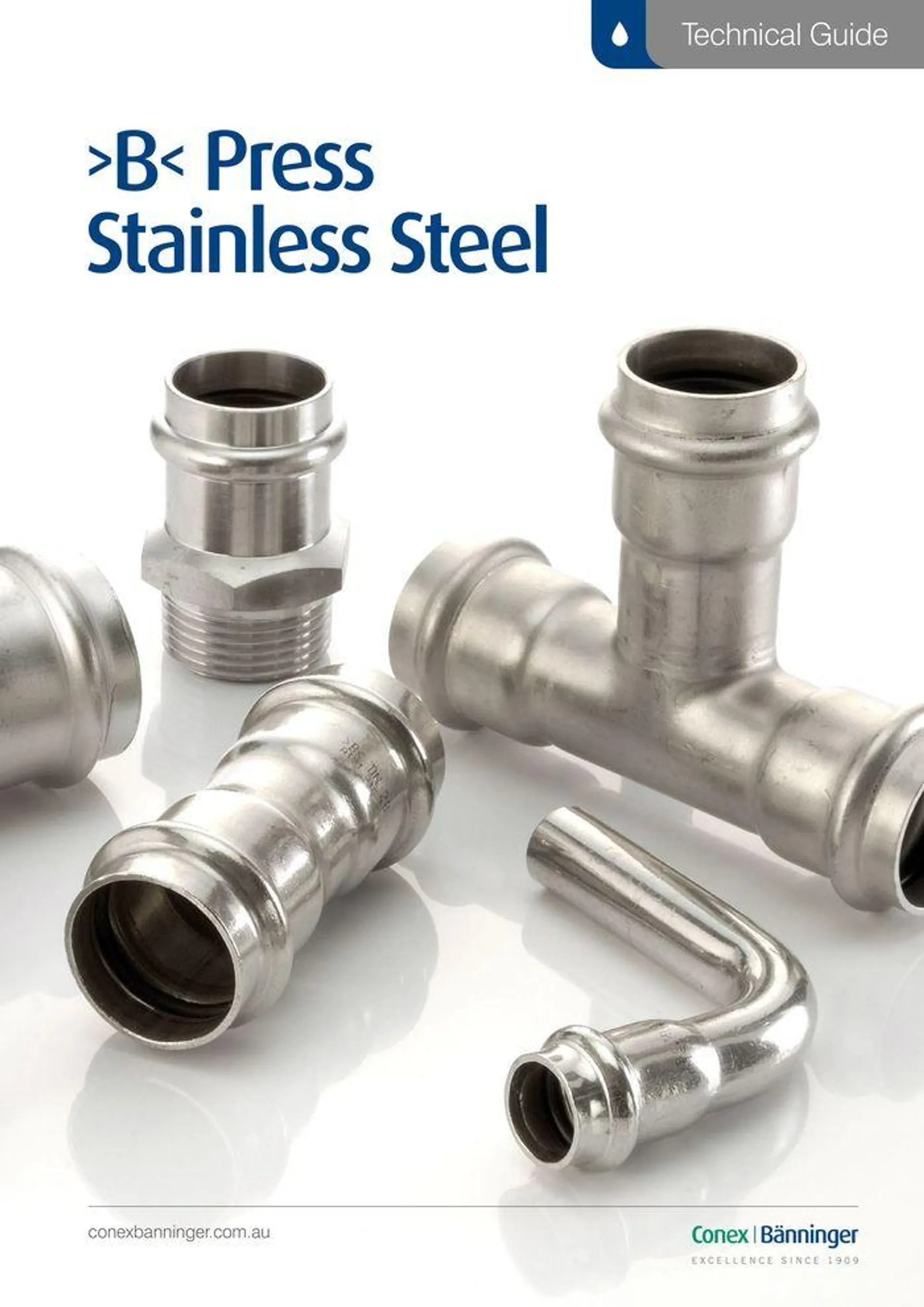 >B< Press Stainless Steel Fitting System - 1