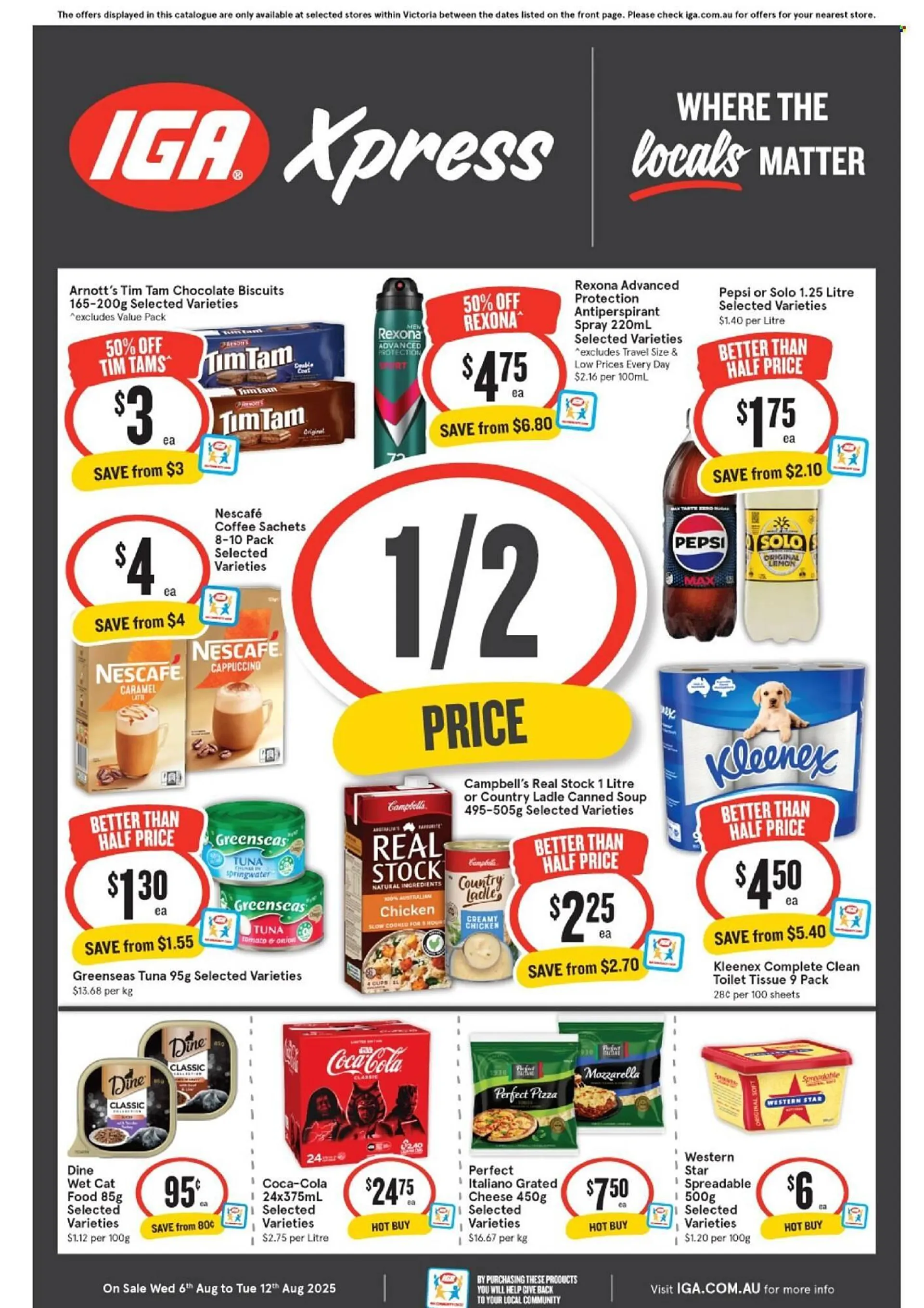 IGA Xpress catalogue - Catalogue valid from 6 August to 12 August 2025 - page 1