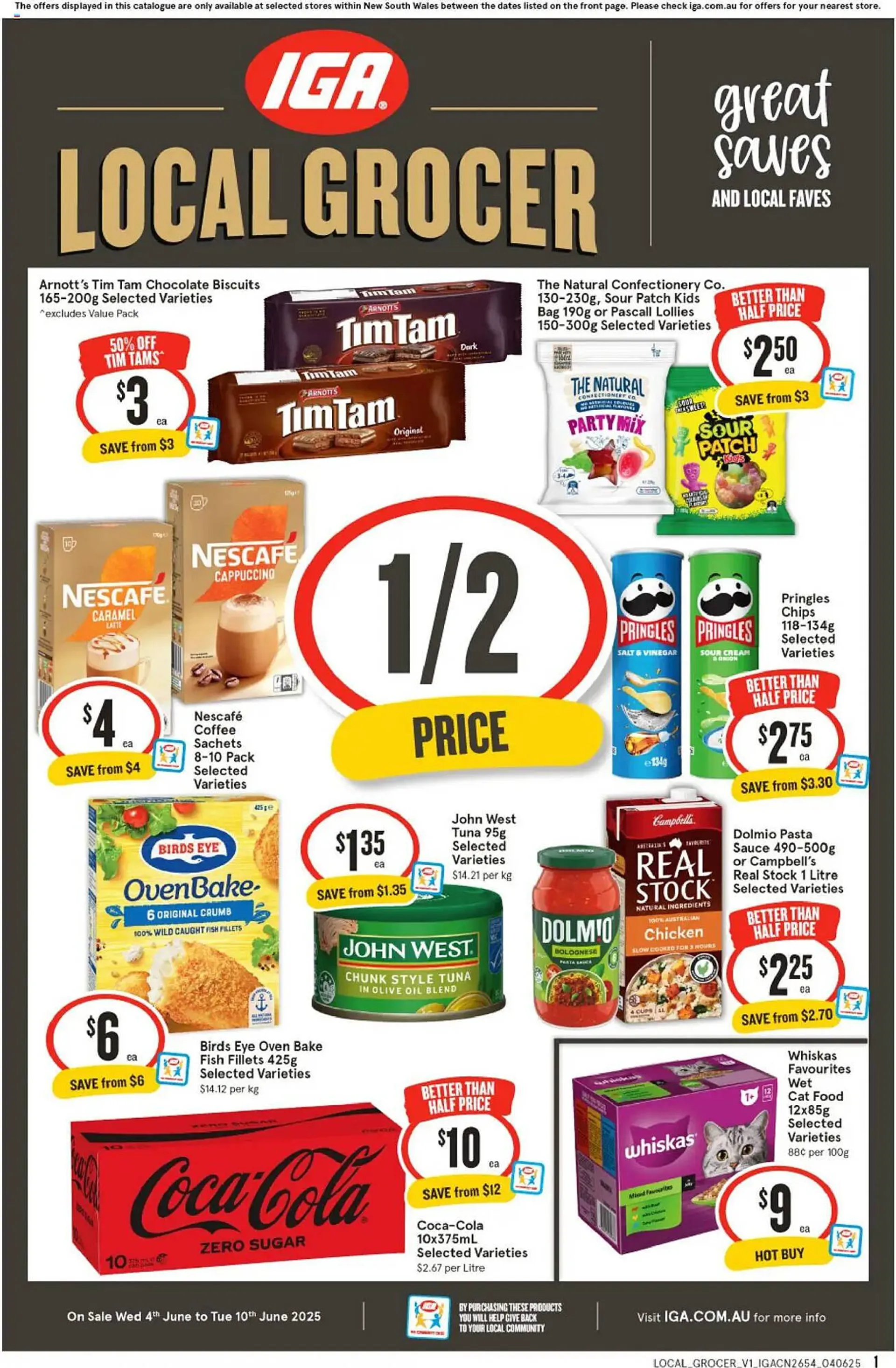 IGA catalogue - Catalogue valid from 4 June to 10 June 2025 - page 1