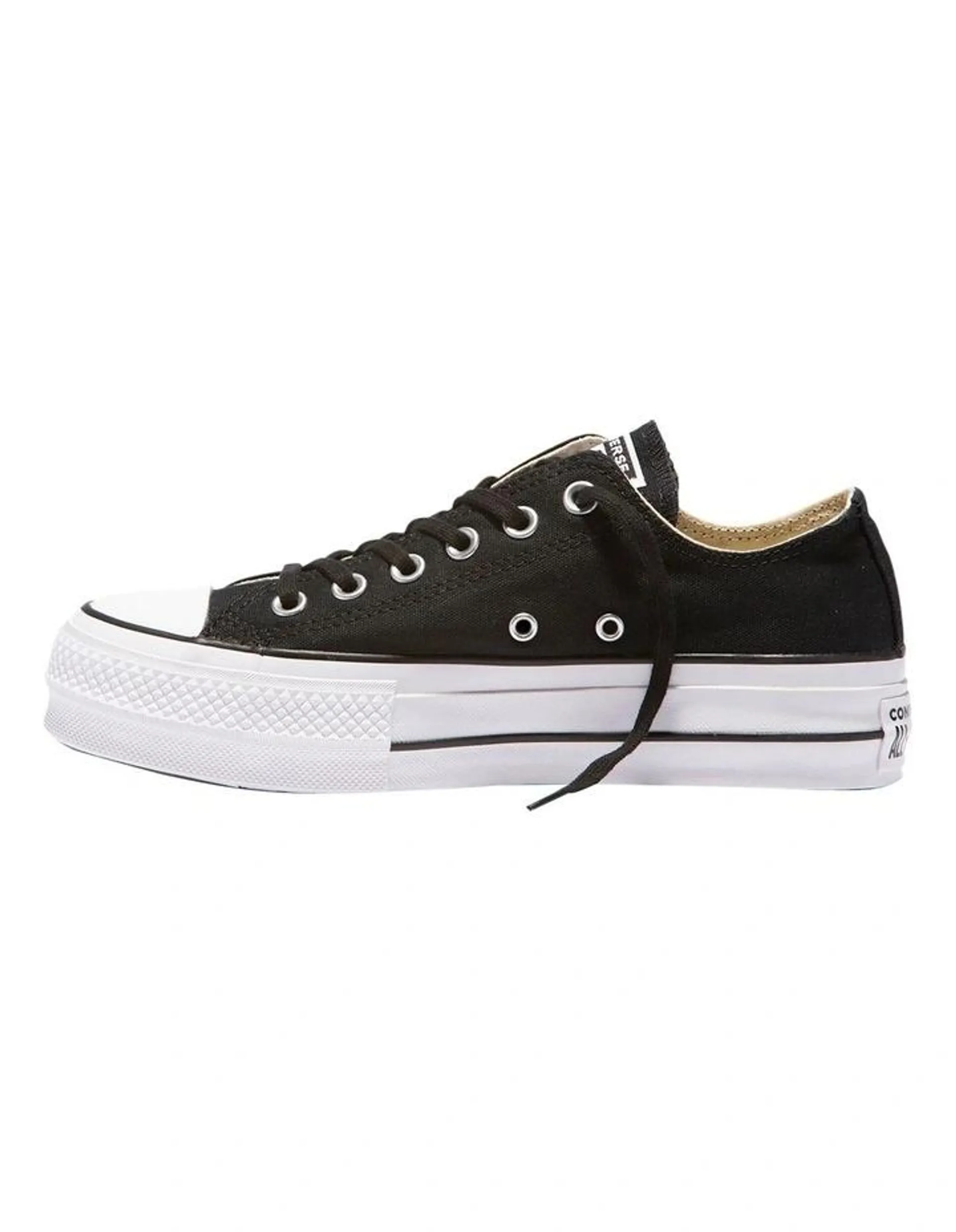 Chuck Taylor All Star Lift Black Canvas Low Top in Sneaker