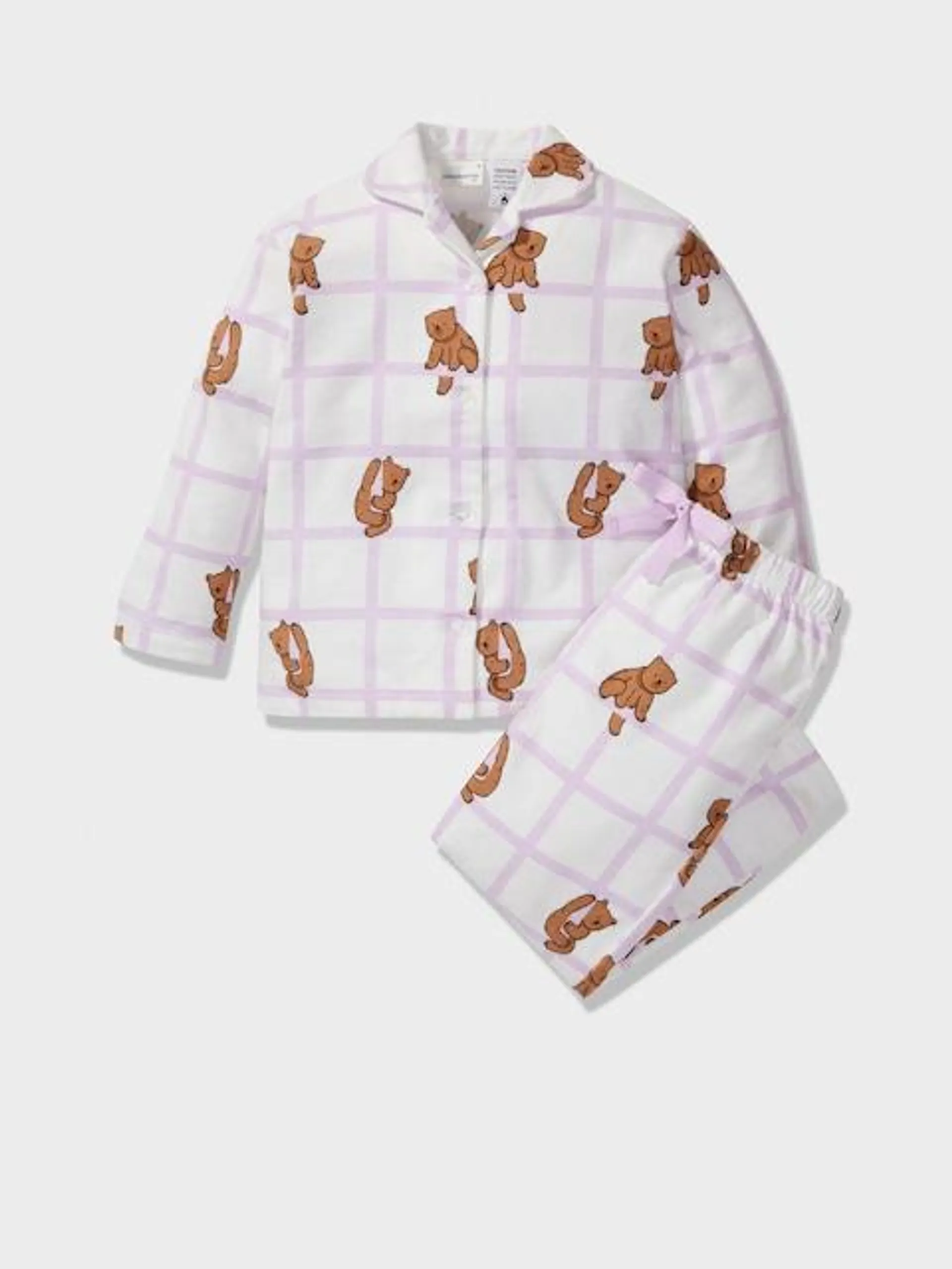 Jnr Girls Bears Pj Set