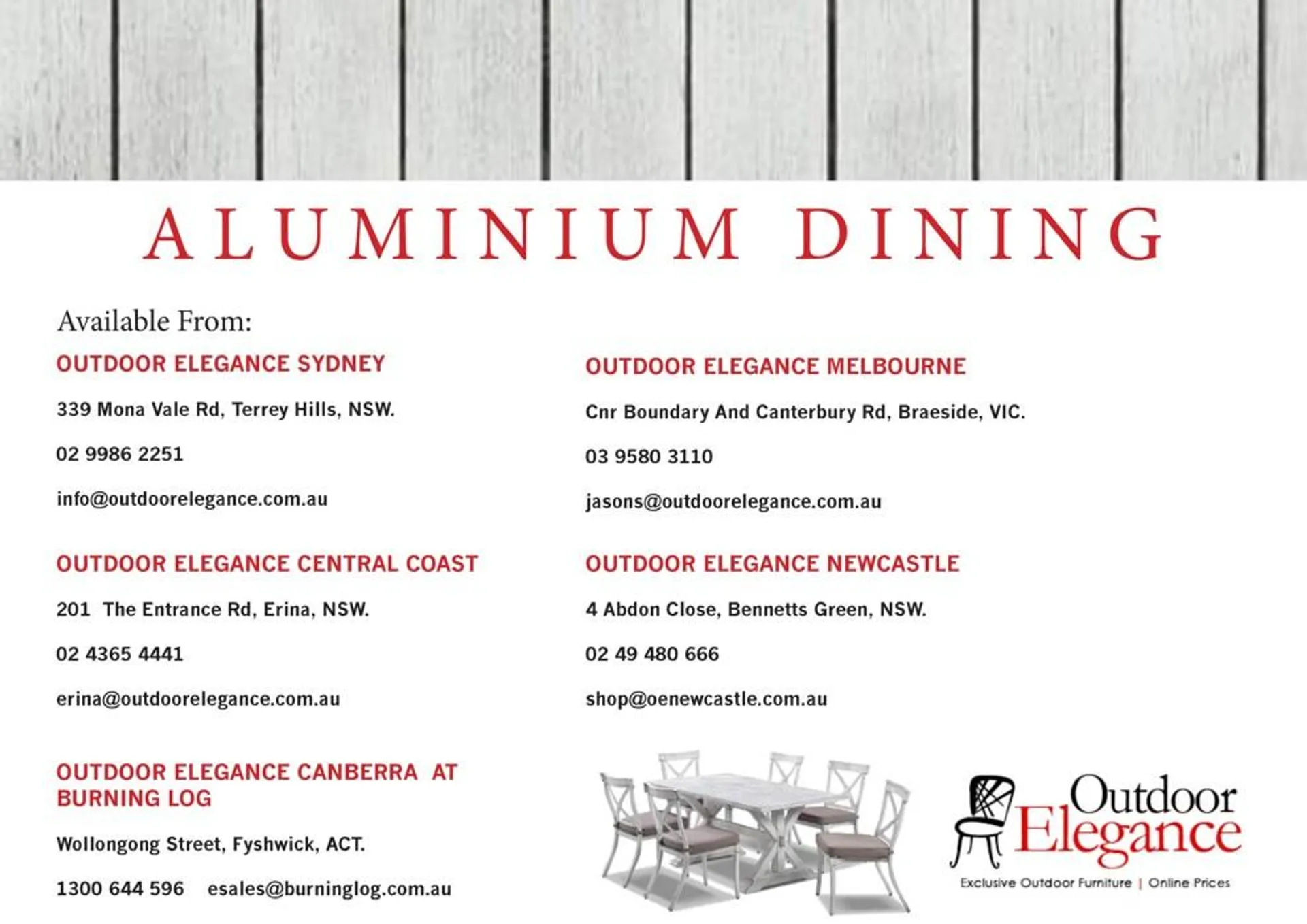 Aluminium Dining - 33