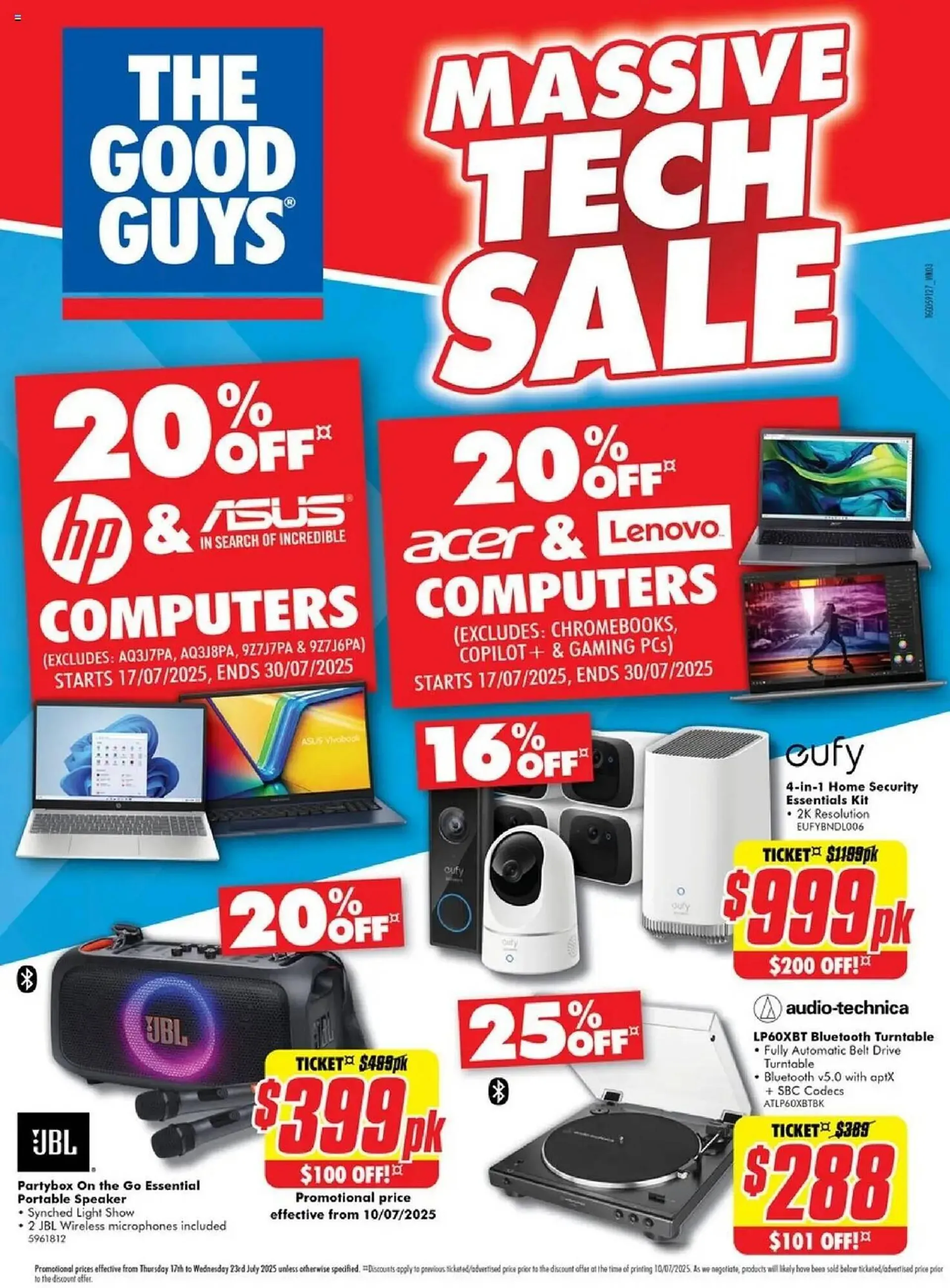 The Good Guys catalogue - Catalogue valid from 17 July to 23 July 2025 - page 1