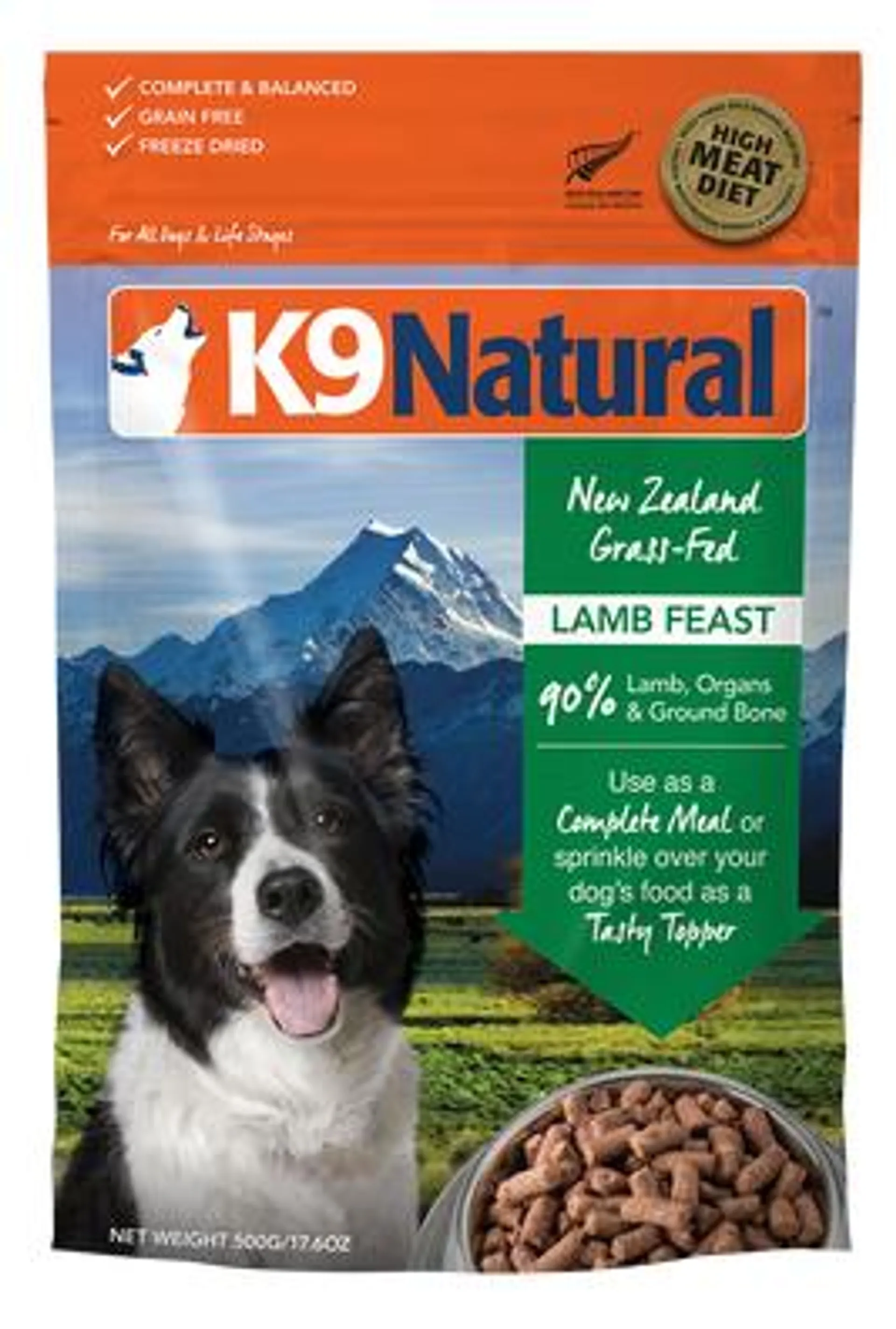 K9 Natural Lamb Feast Freeze Dried Dog Food