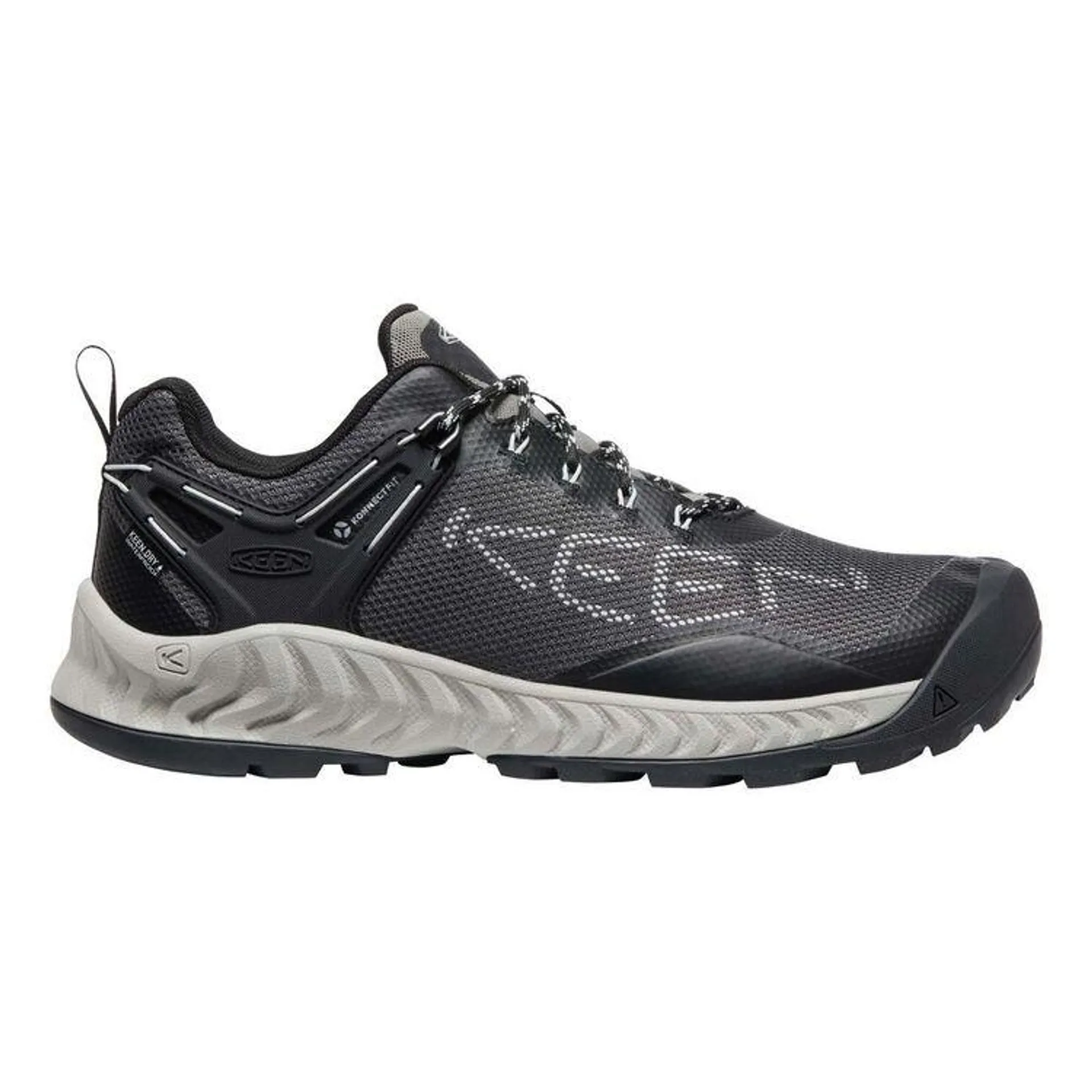 Keen Men's Nxis Evo Waterproof Low Hiking Shoes Magnet Vapor 9