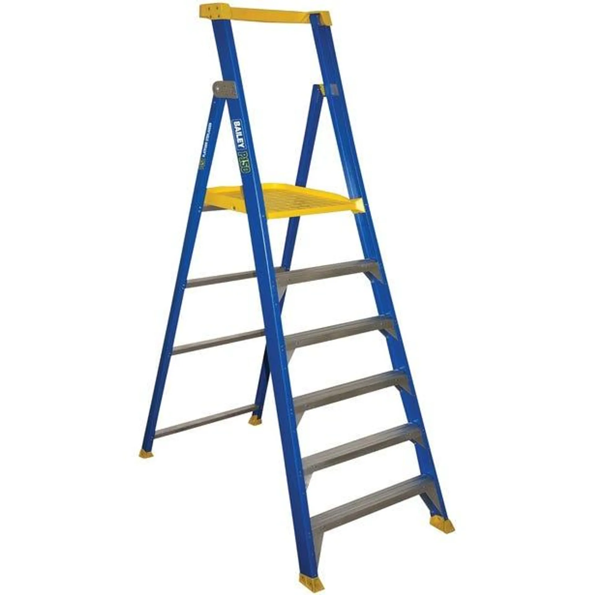 BAILEY 150kg P150 6 HD Fibreglass Riveted Ladder FS13579