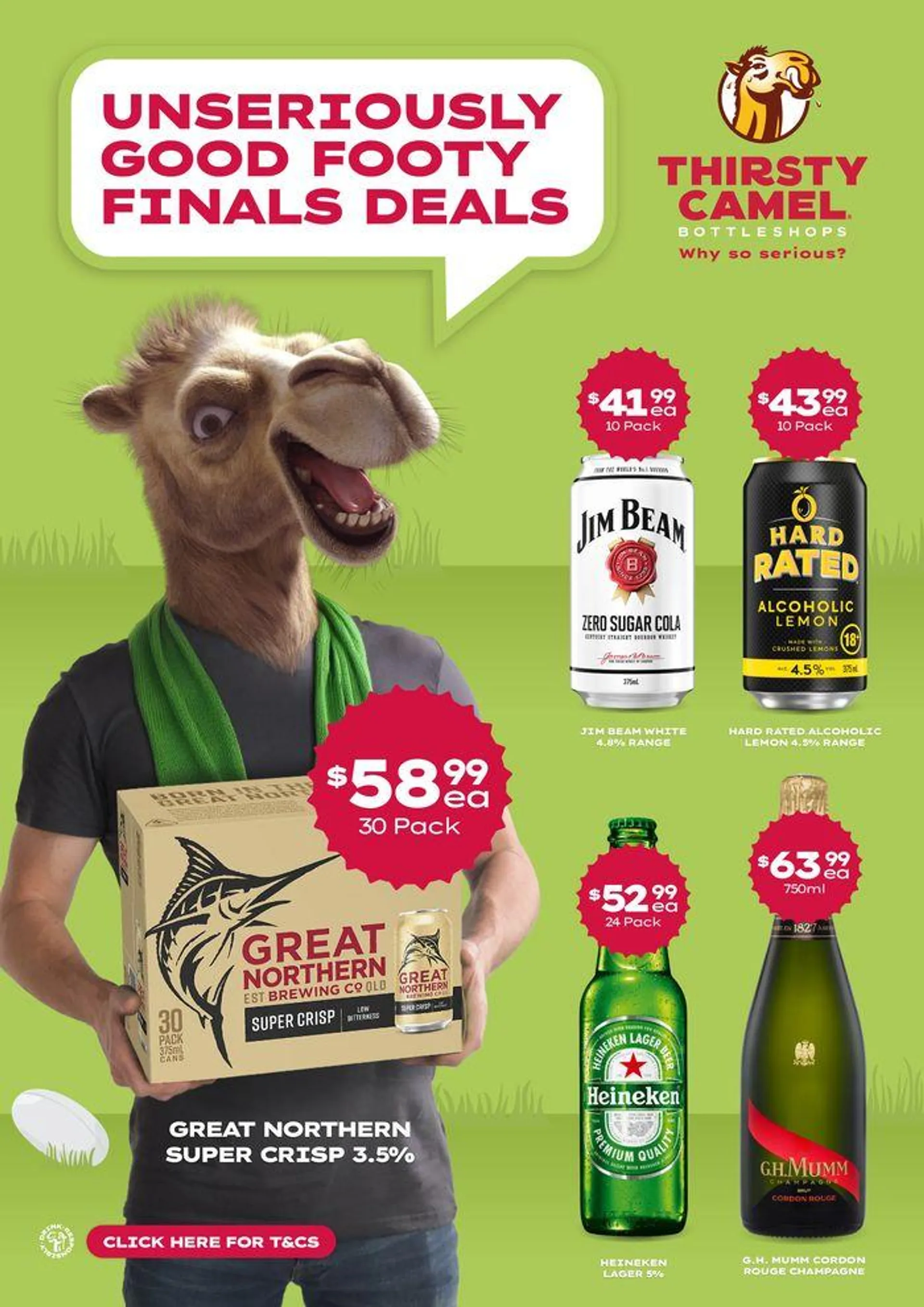 Unseriously Good Footy Final Deals - 1