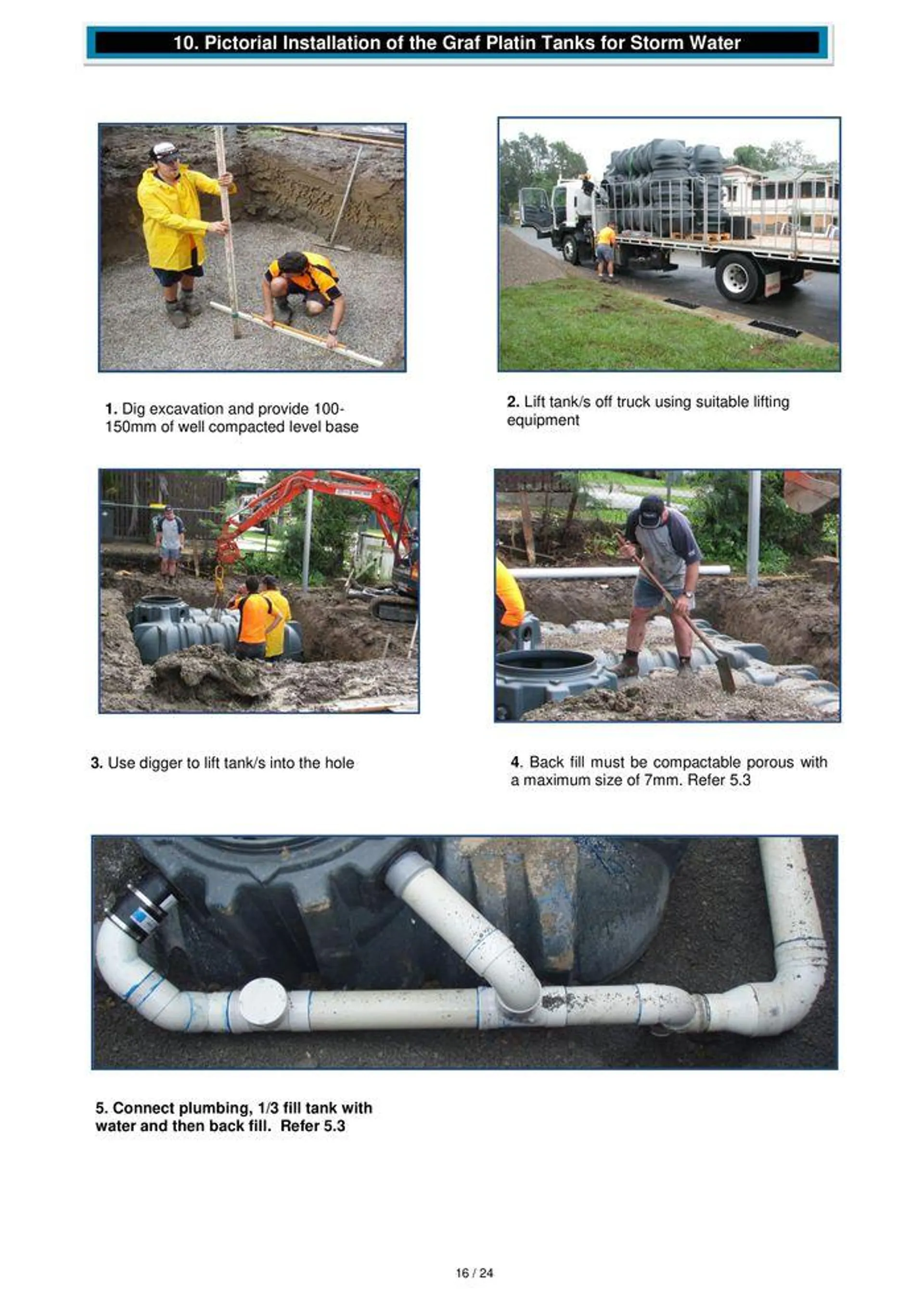 GRAF Underground Storm Water Tanks - Catalogue valid from 22 January to 31 December 2024 - page 16