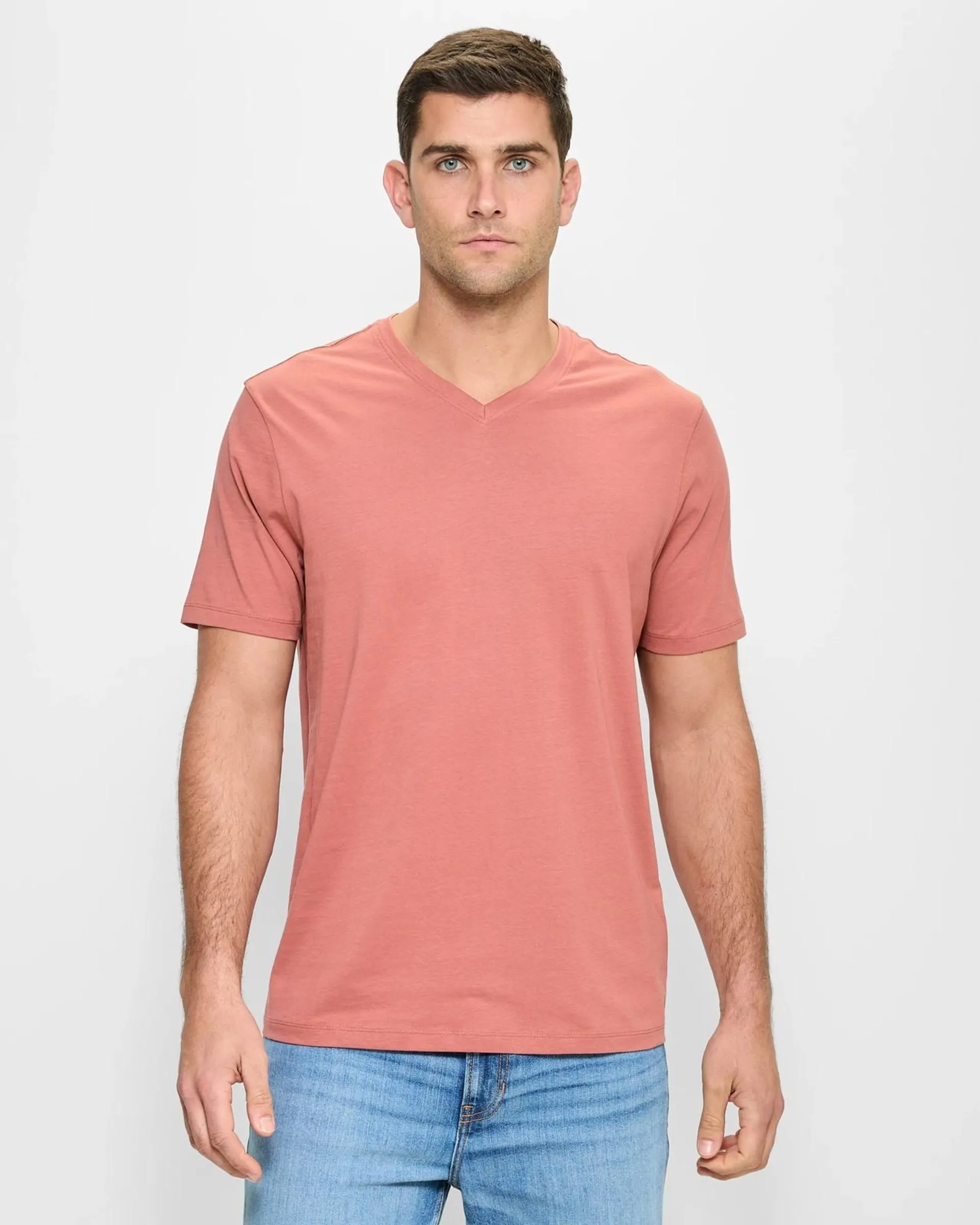 Australian Cotton V-Neck T-Shirt