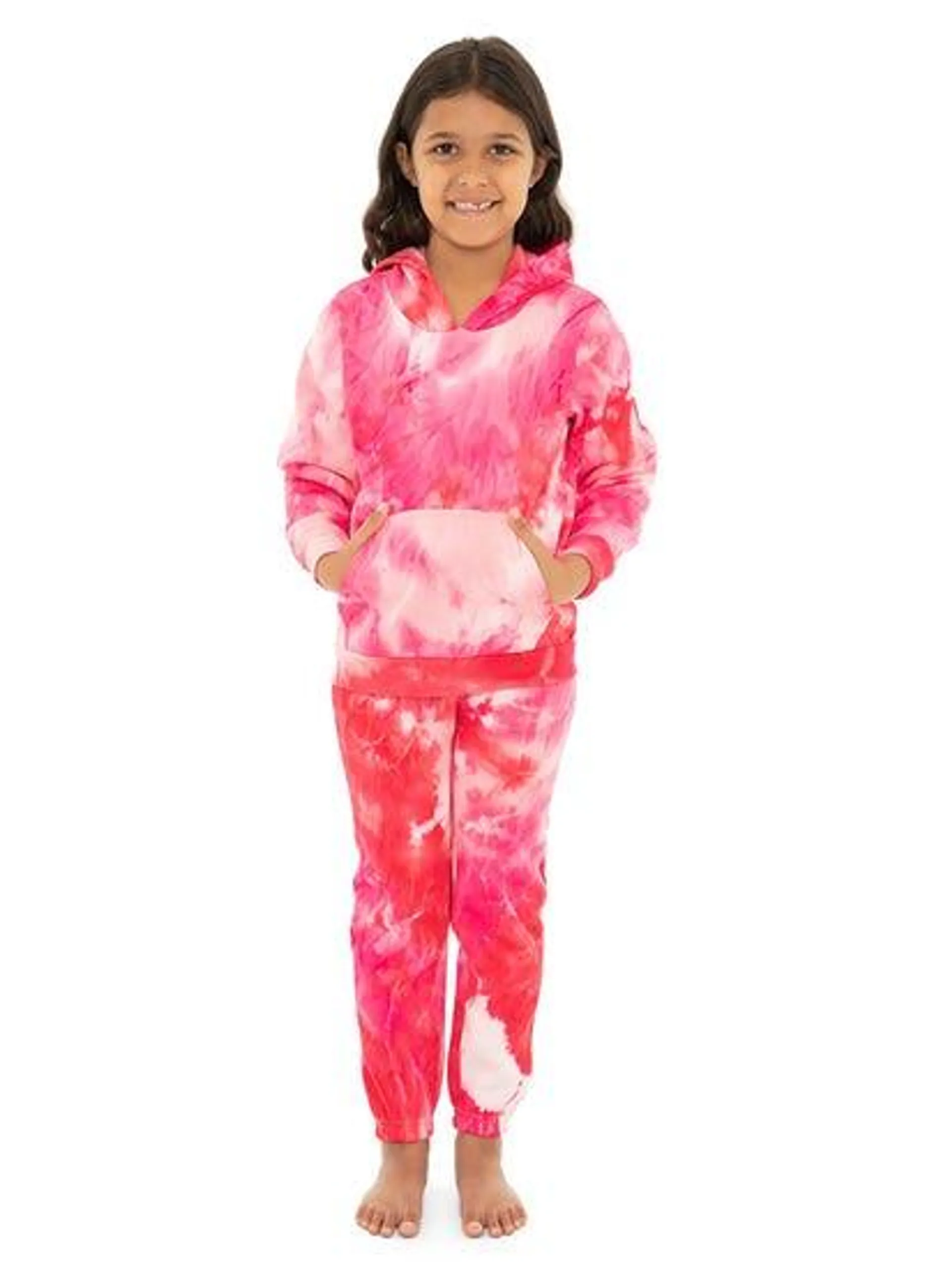 Kids Fleece Trackpants Pink