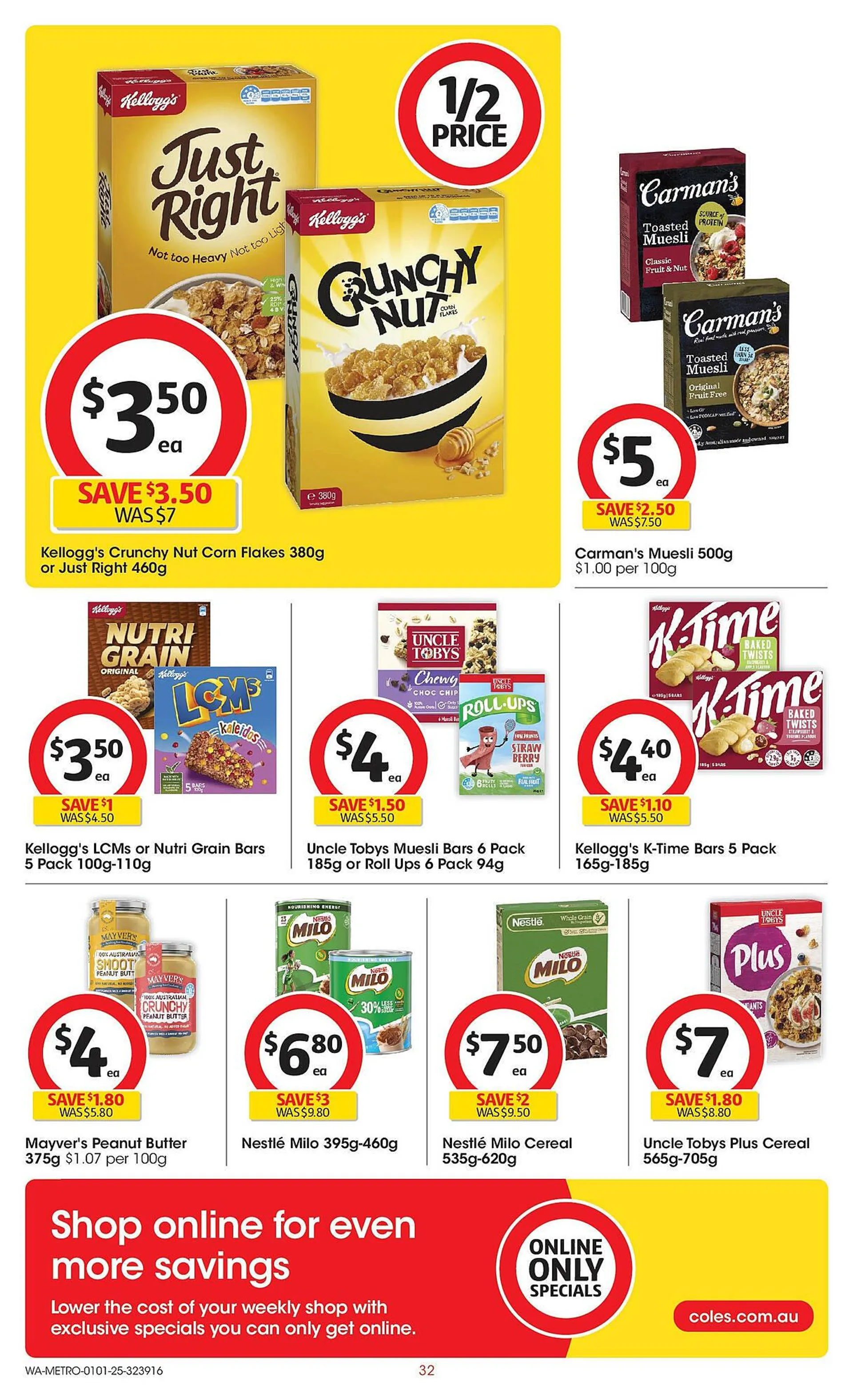 Coles catalogue - Catalogue valid from 31 December to 7 January 2025 - page 32