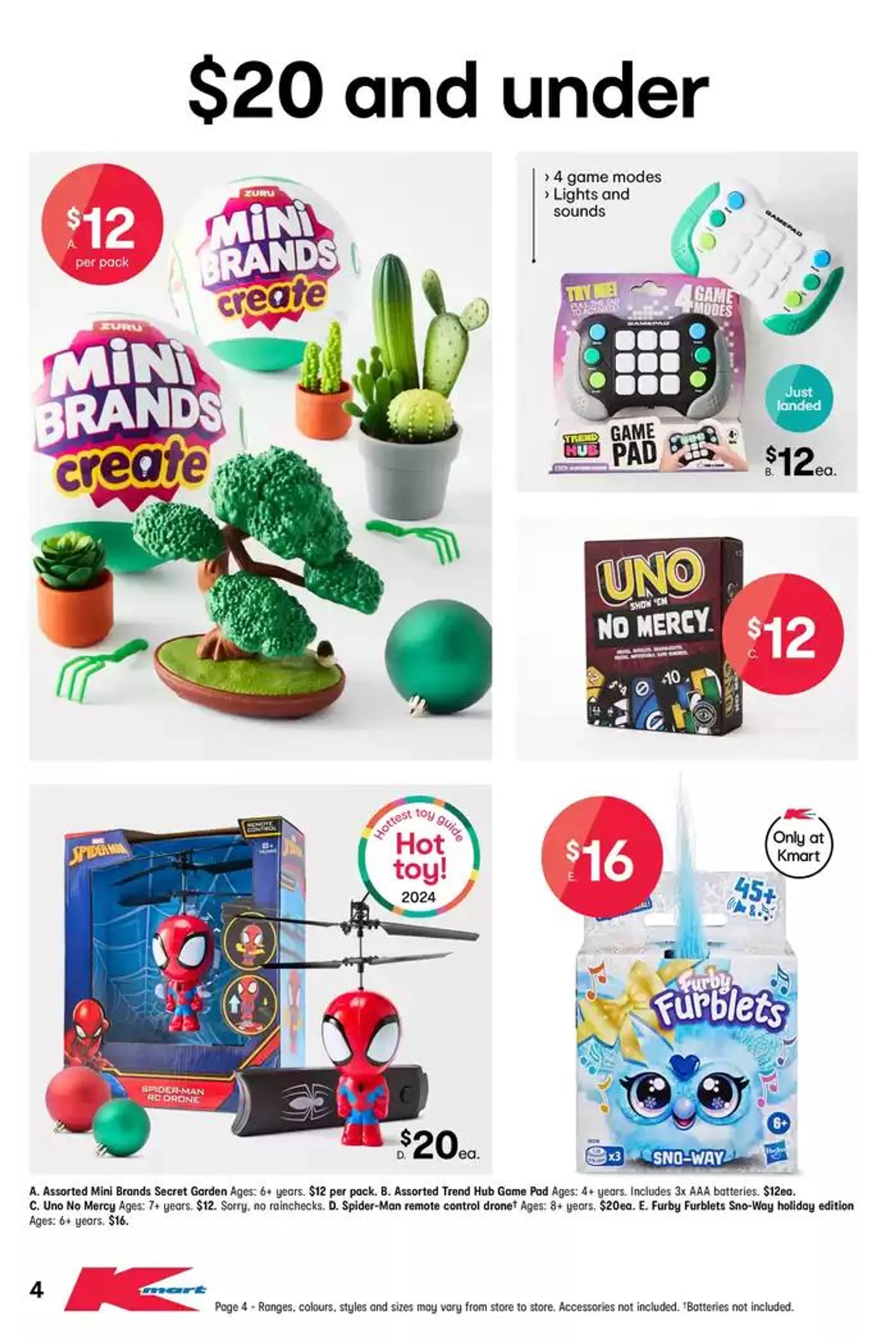 XMAS TOYS - Low prices for life - Catalogue valid from 24 October to 13 November 2024 - page 4