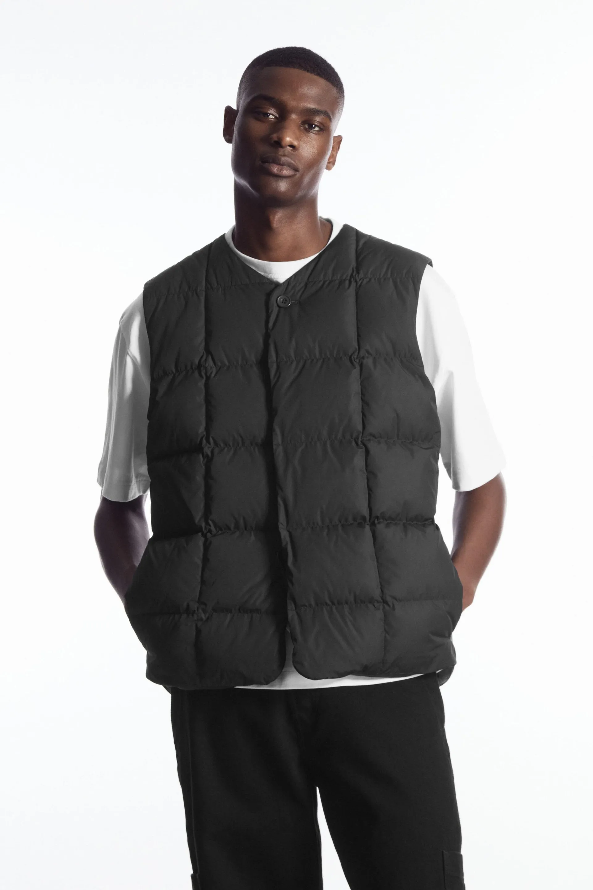 QUILTED PADDED LINER GILET