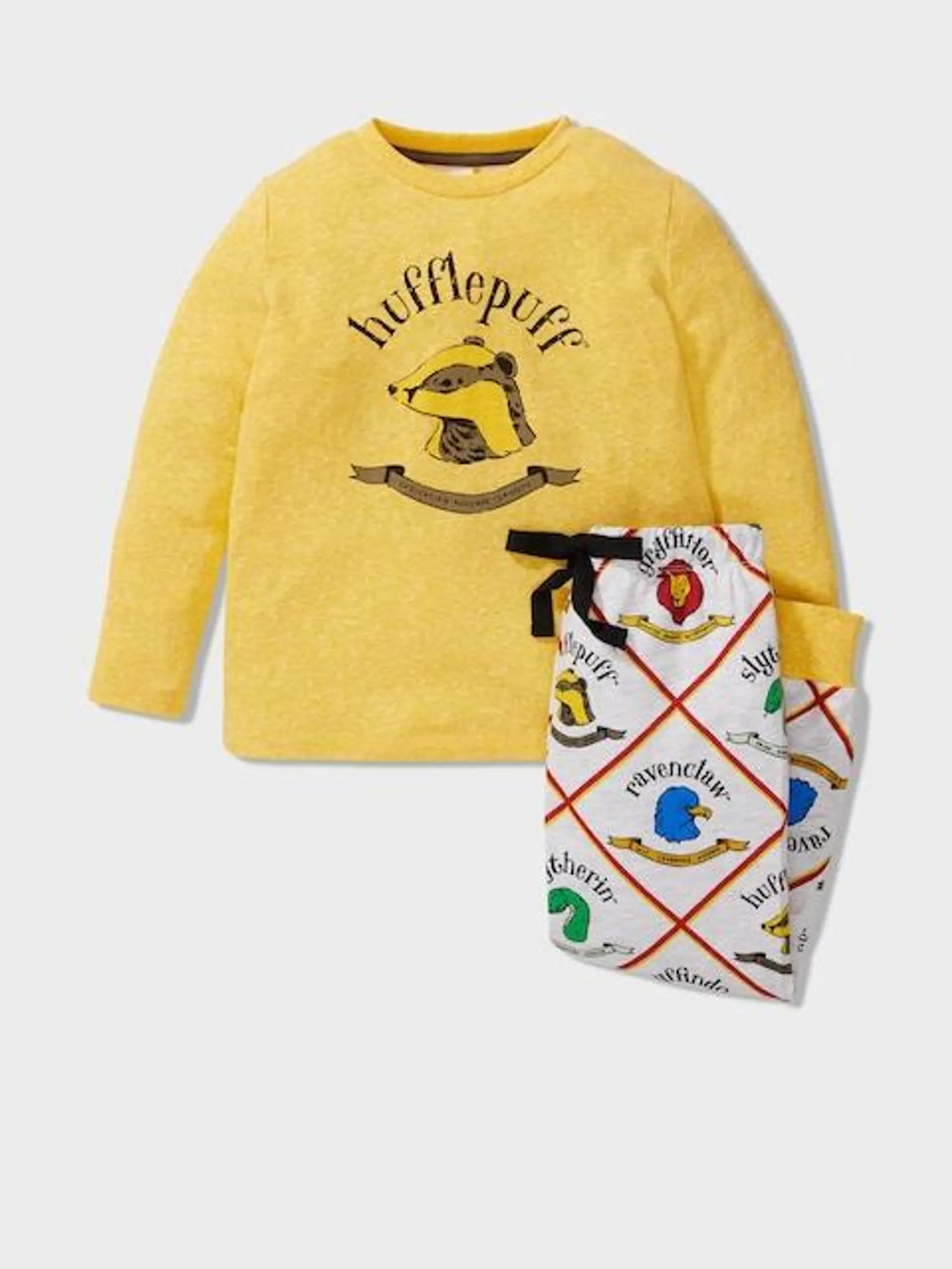 Jnr Kids Hufflepuff Pj Set