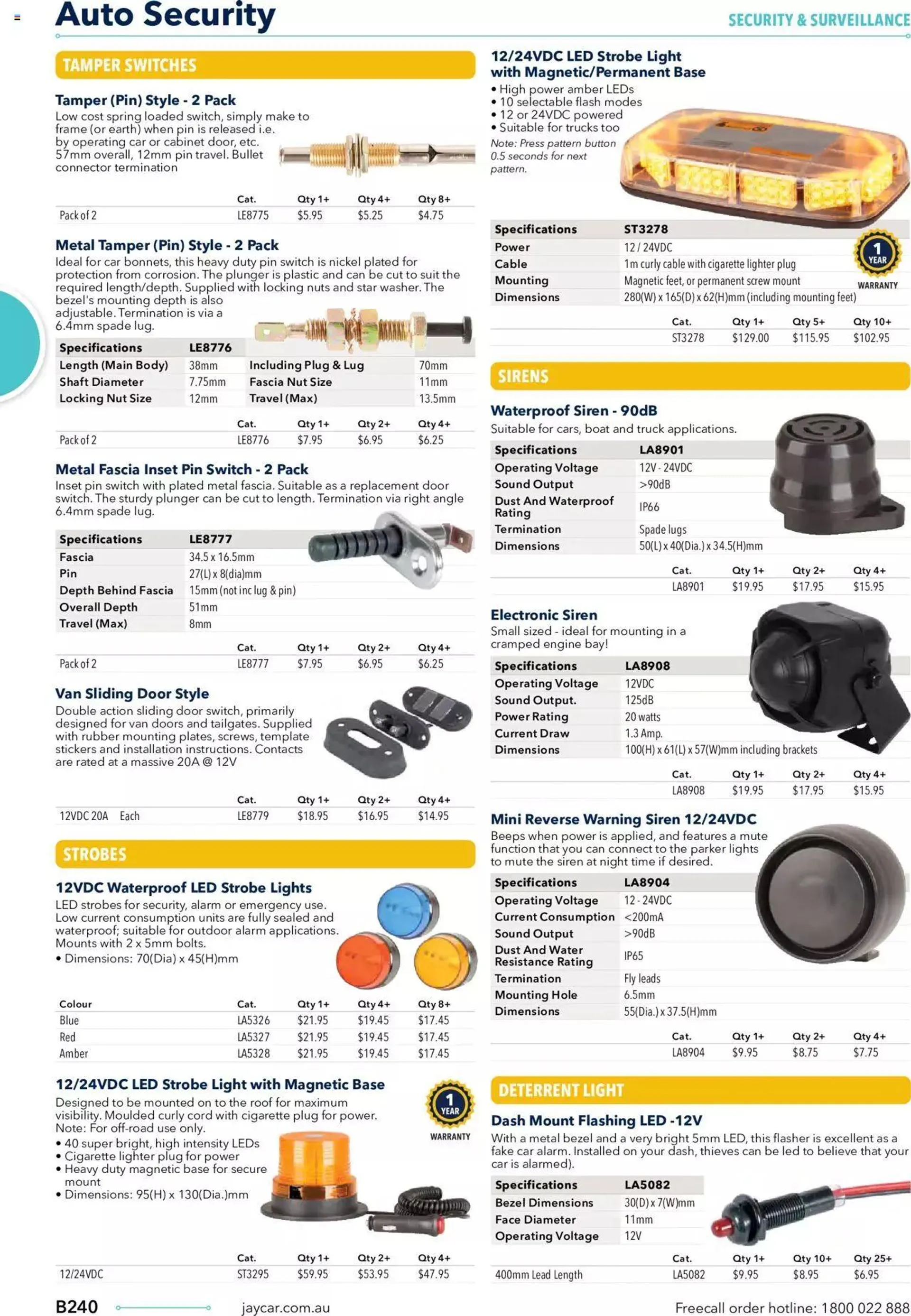 Jaycar Annual Engineering & Scientific Catalogue - Catalogue valid from 27 October to 31 December 2024 - page 240