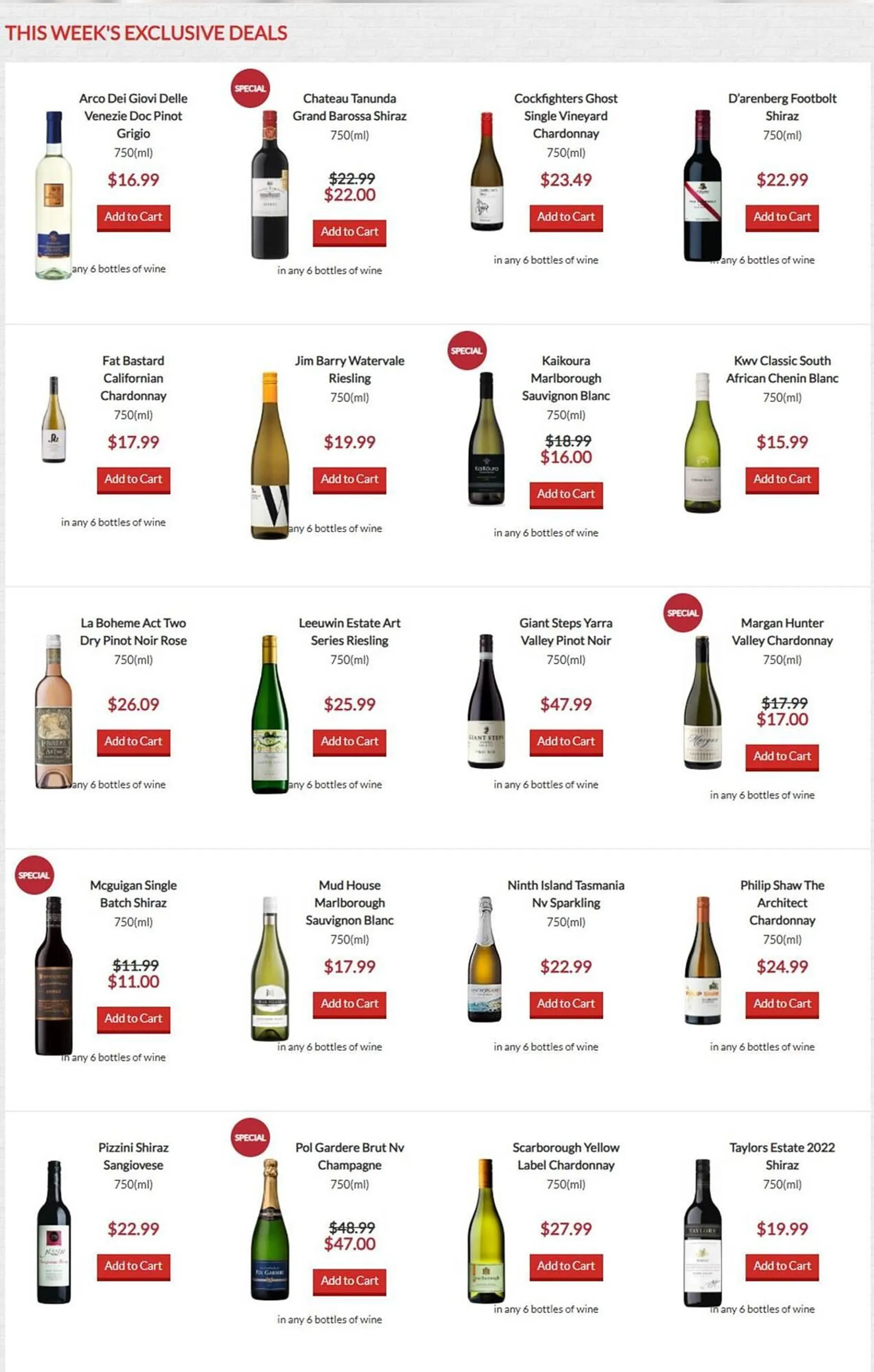 Chambers Cellars catalogue - 1