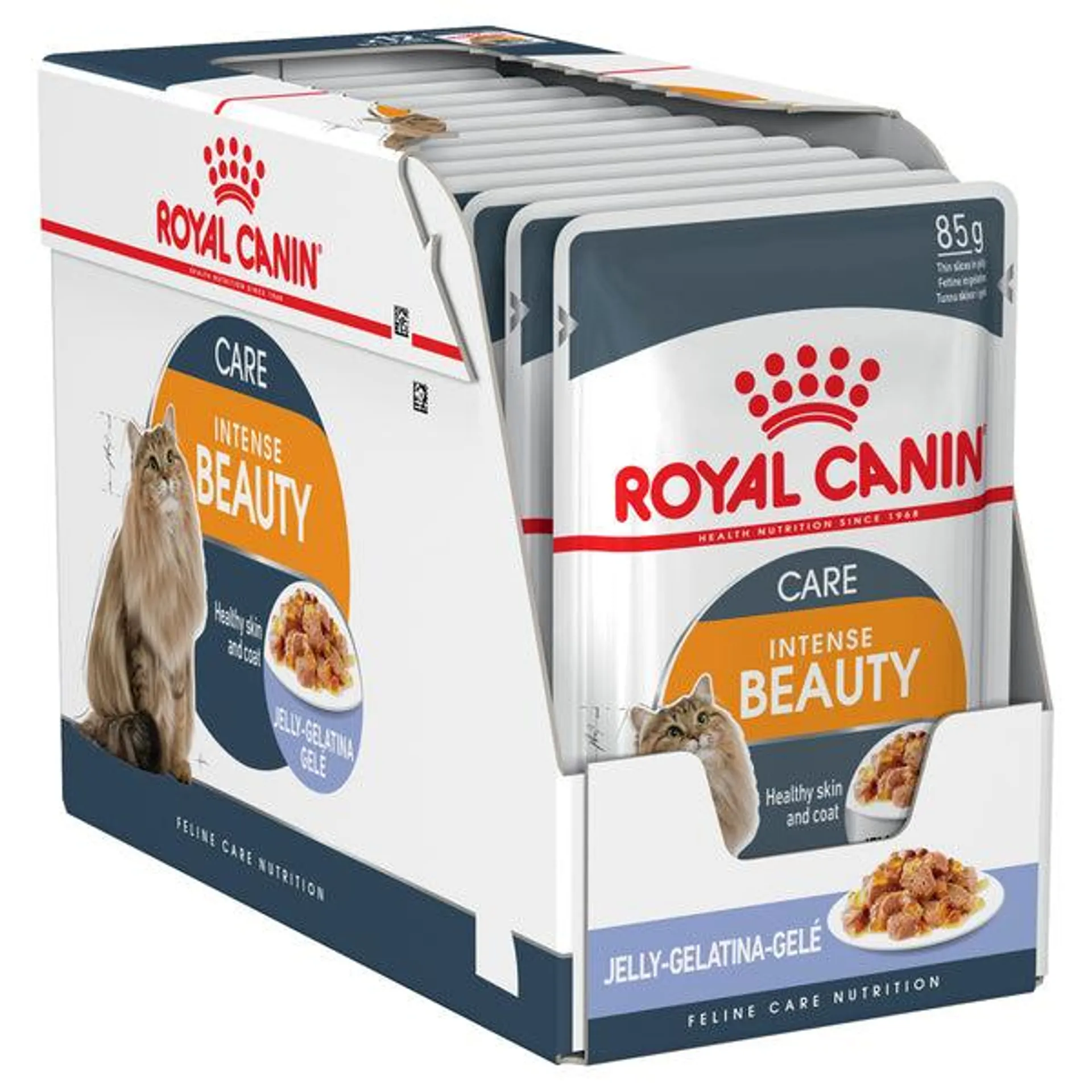 Royal Canin - Hair & Skin Care Care Jelly Adult Cat Wet Food (85g x 12pk)