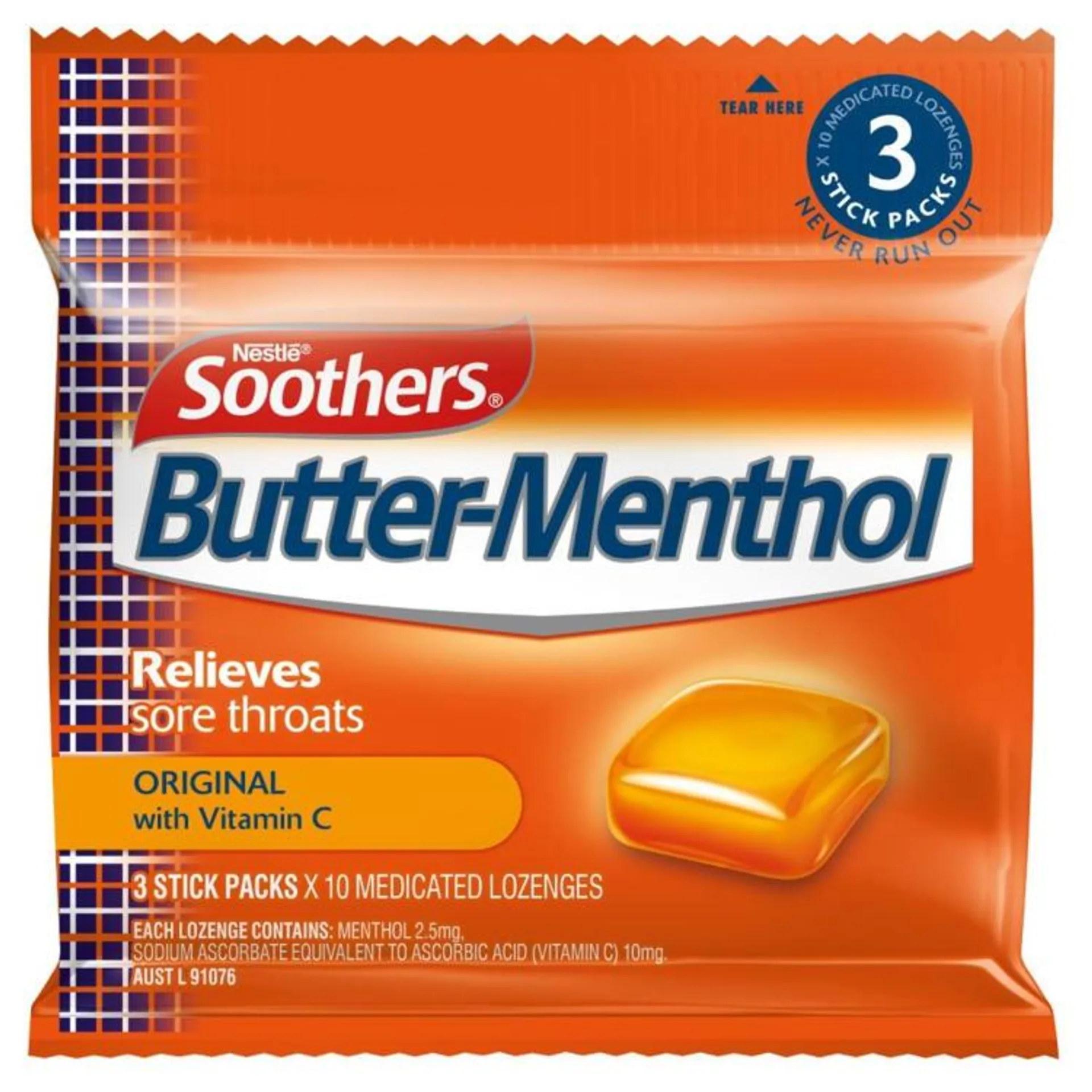 Allen's Butter-Menthol Throat Lozenge