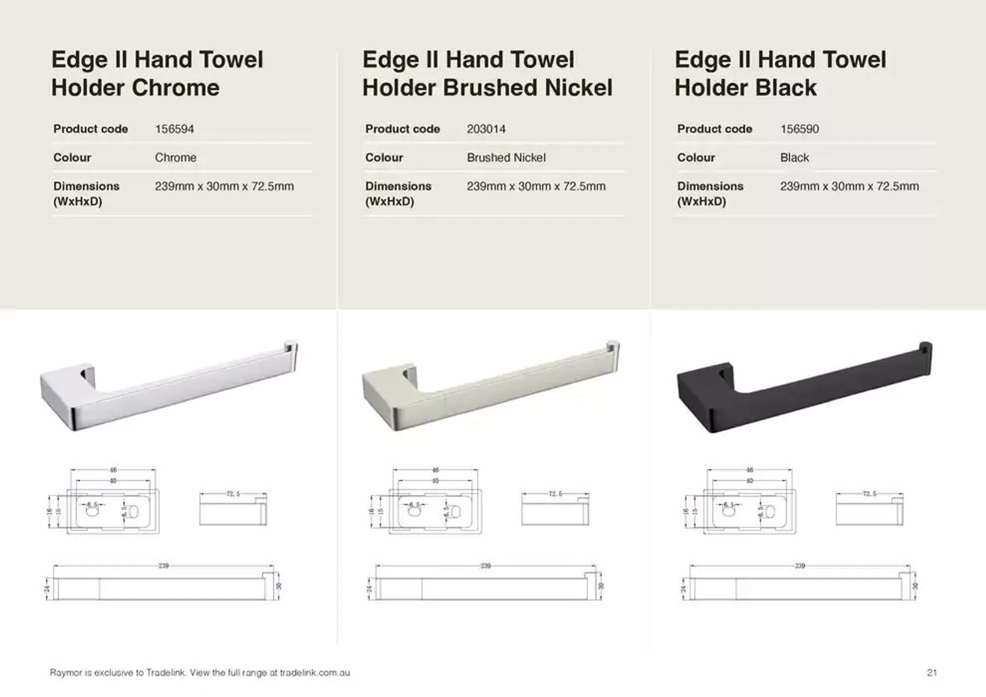 Raymor Brochure Accessories 2025 - Catalogue valid from 24 December to 31 January 2025 - page 21