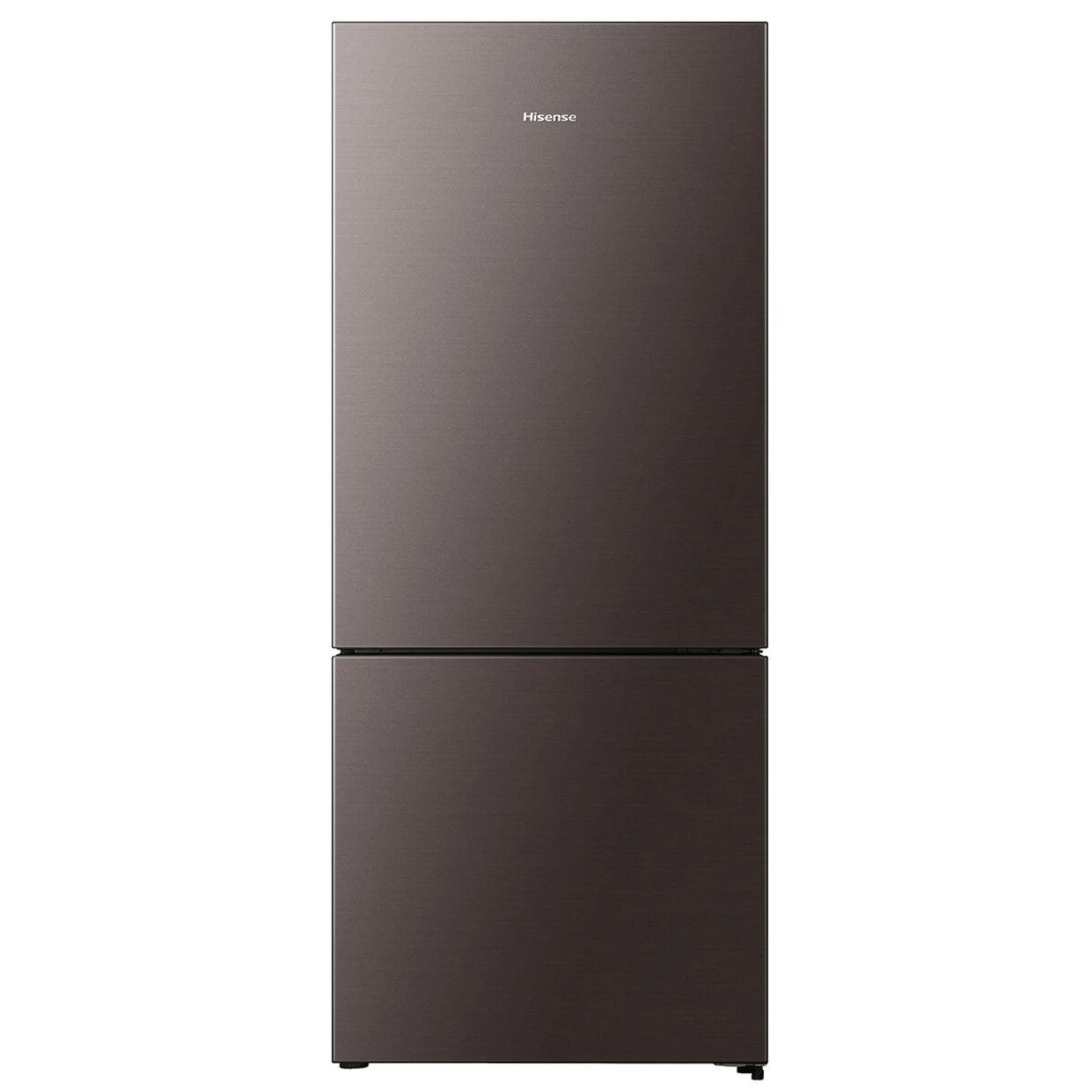 Hisense 417L Bottom Mount Refrigerator Taupe Steel HRBM418D