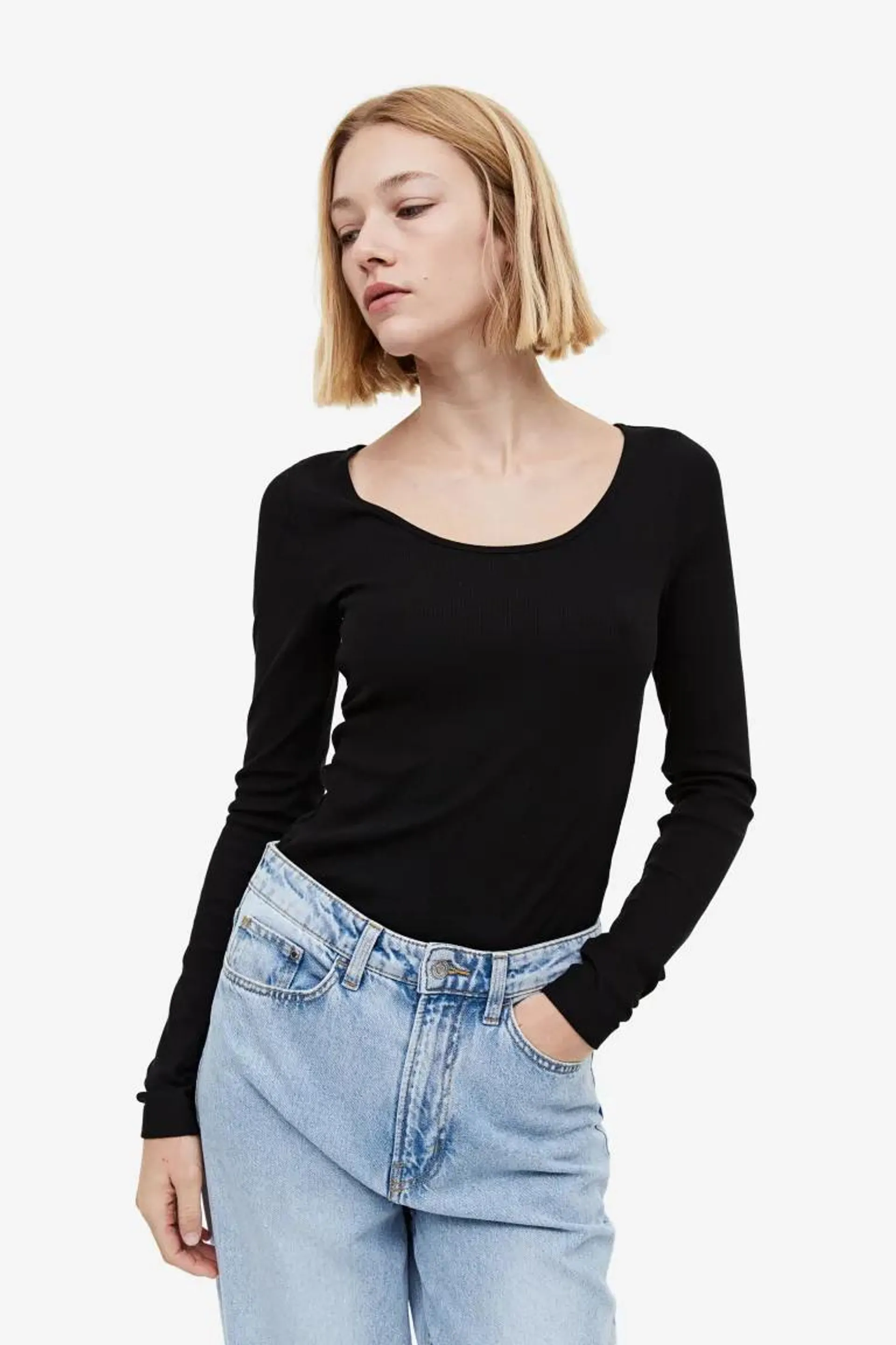 Modal Blend Rib Top