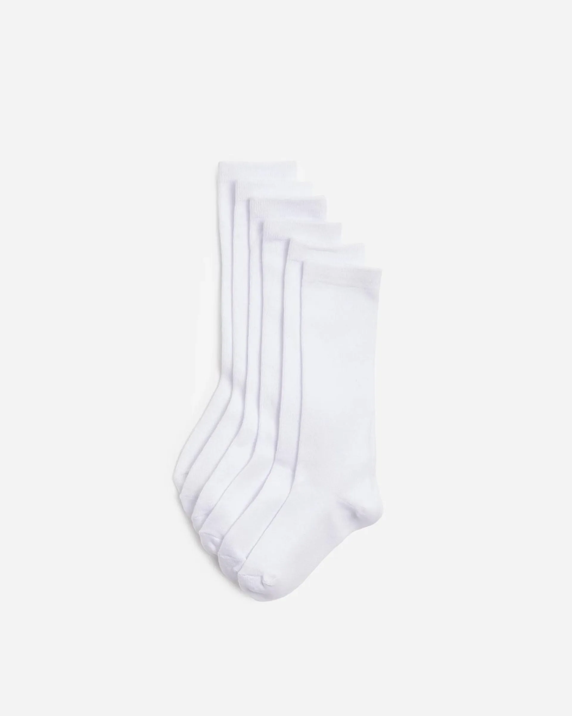 School Qtr Crew Sock 6 Pack