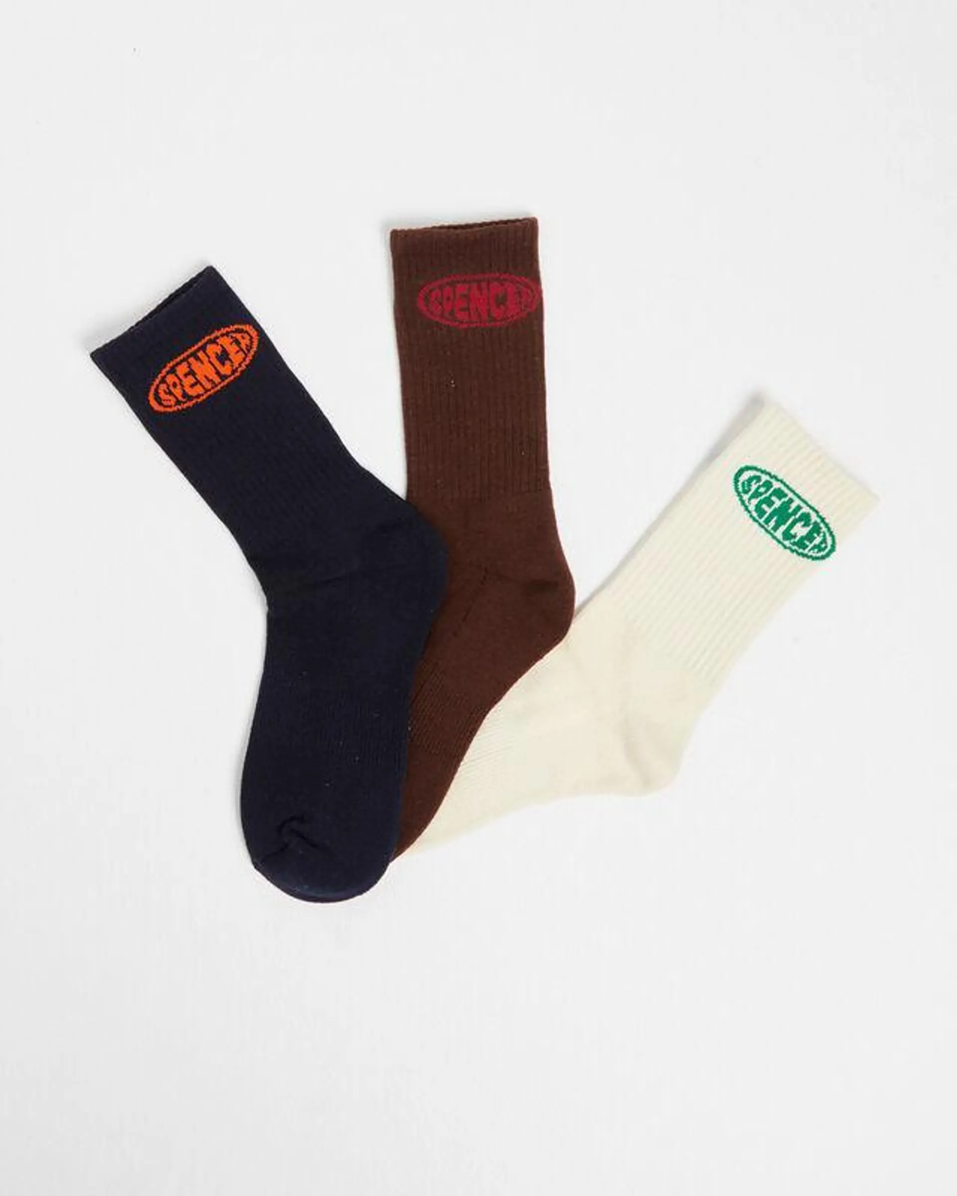 Fisheye 3 Pack Socks