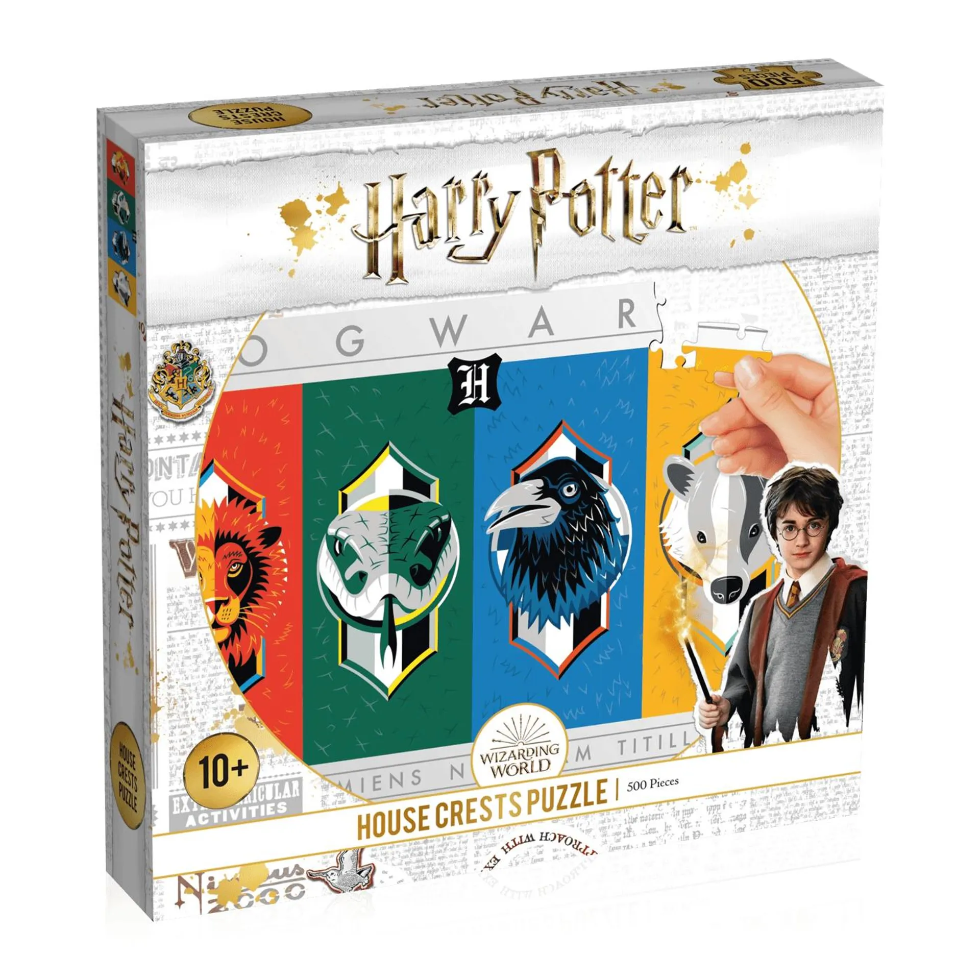 Harry Potter Hogwarts House Crest 500 Piece Jigsaw Puzzle