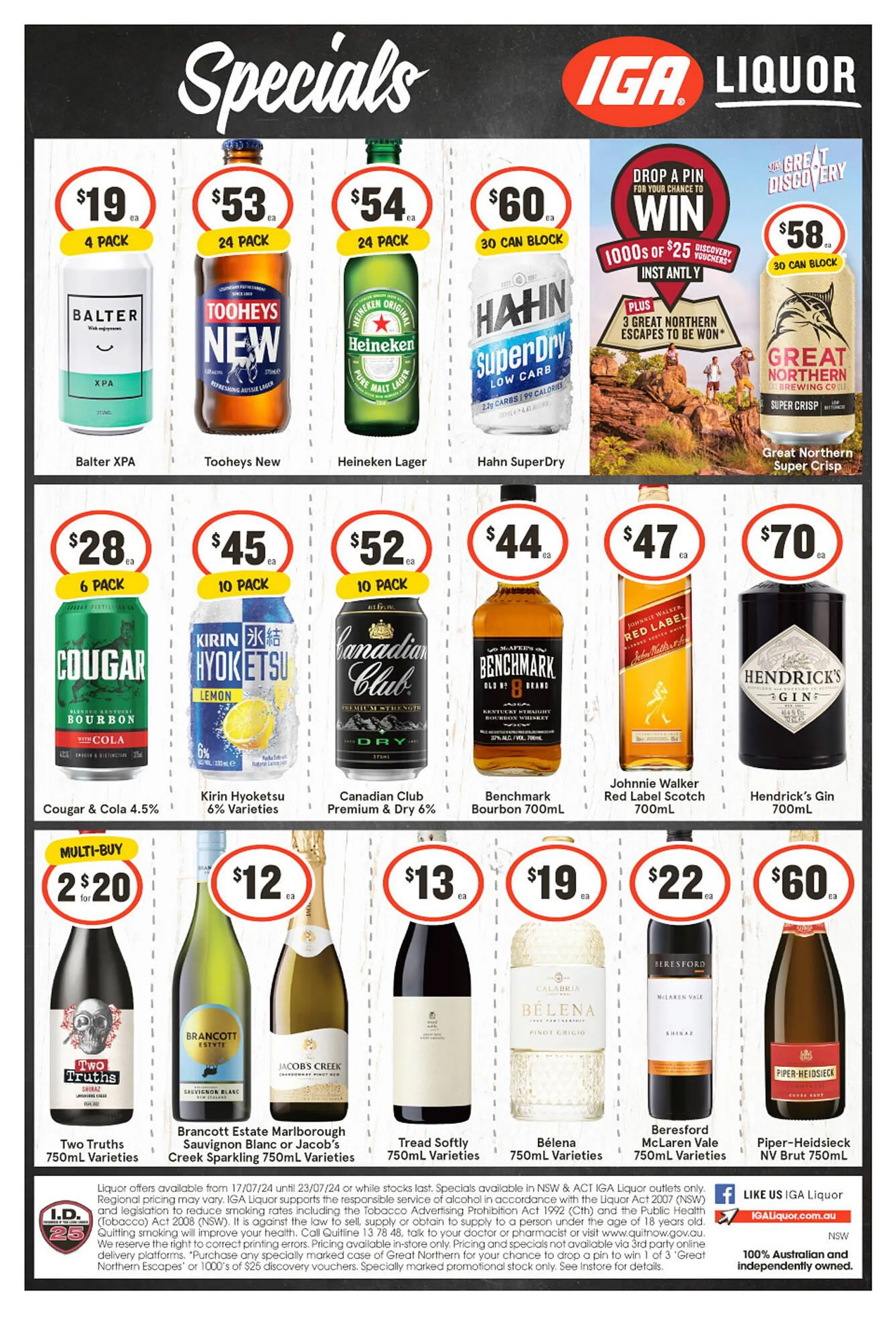 IGA Liquor catalogue - 1