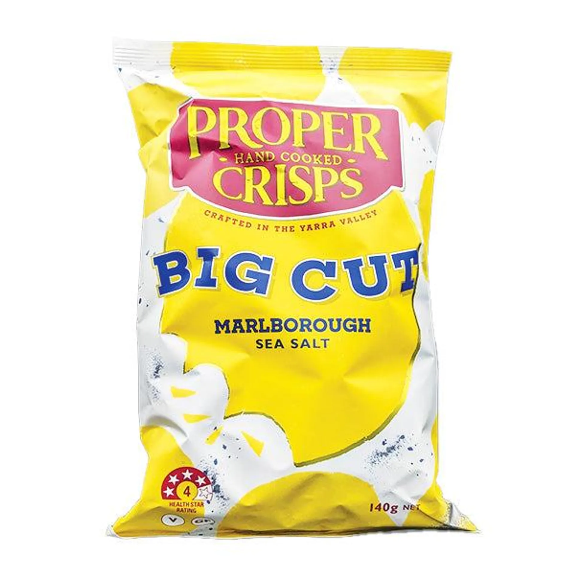 Proper Crisps Big Cut Sea Salt 140g