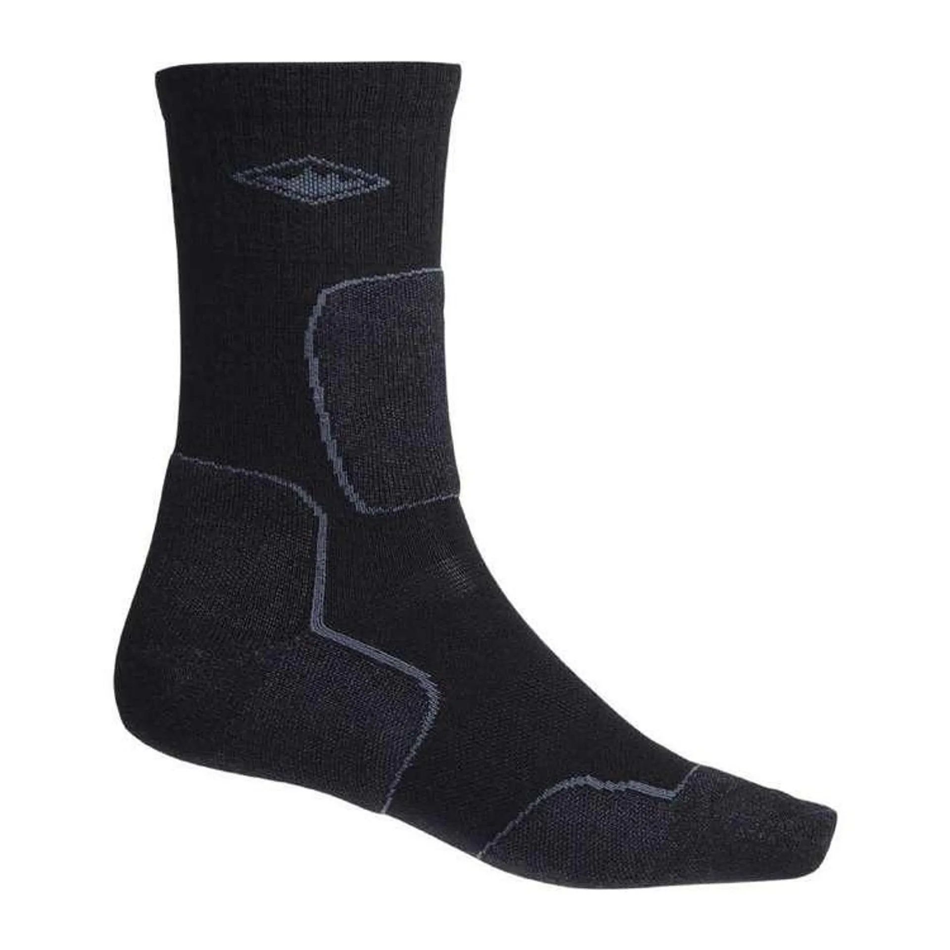 Unisex Hiking Merino Socks Black Medium