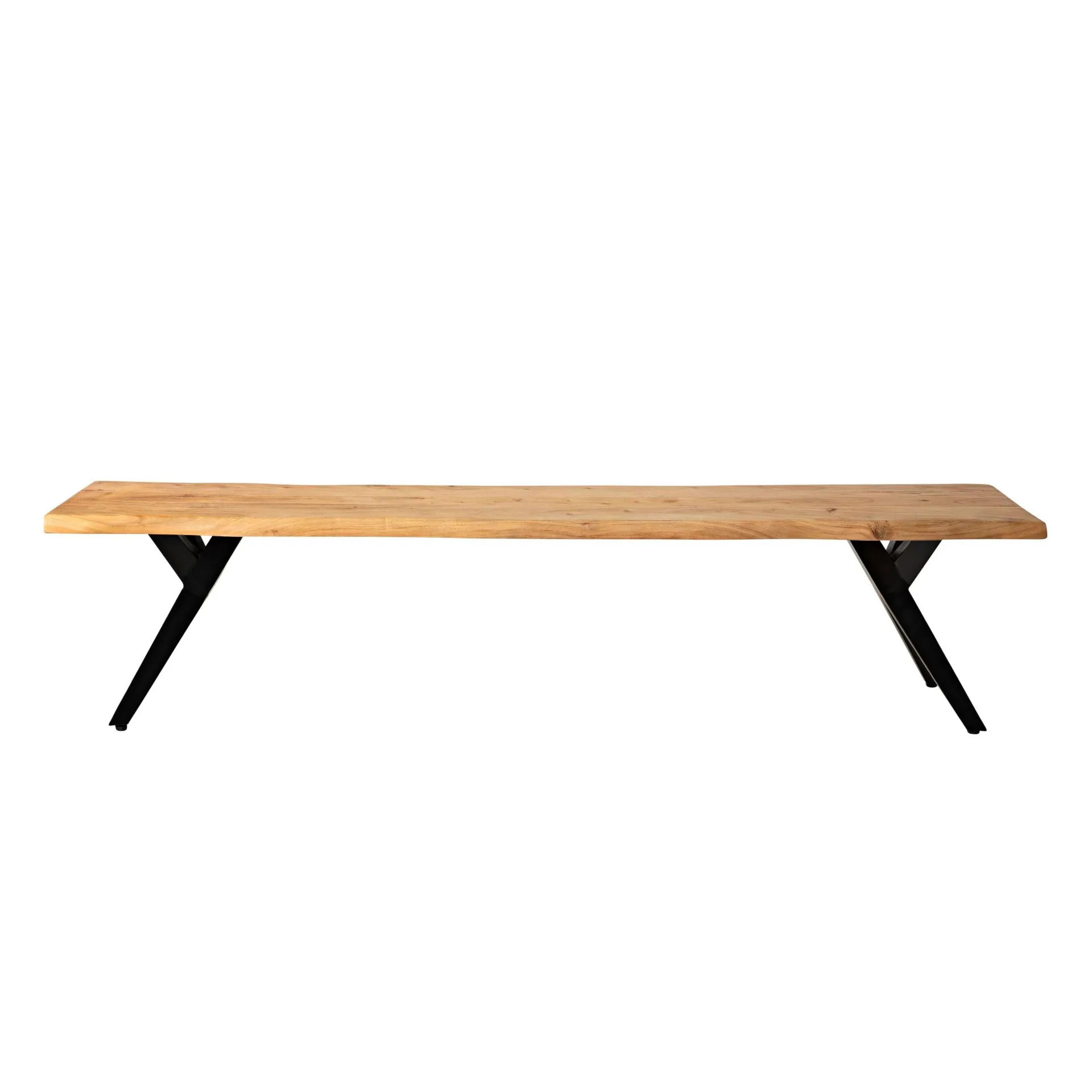 River Live Edge Timber Dining Bench 200cm