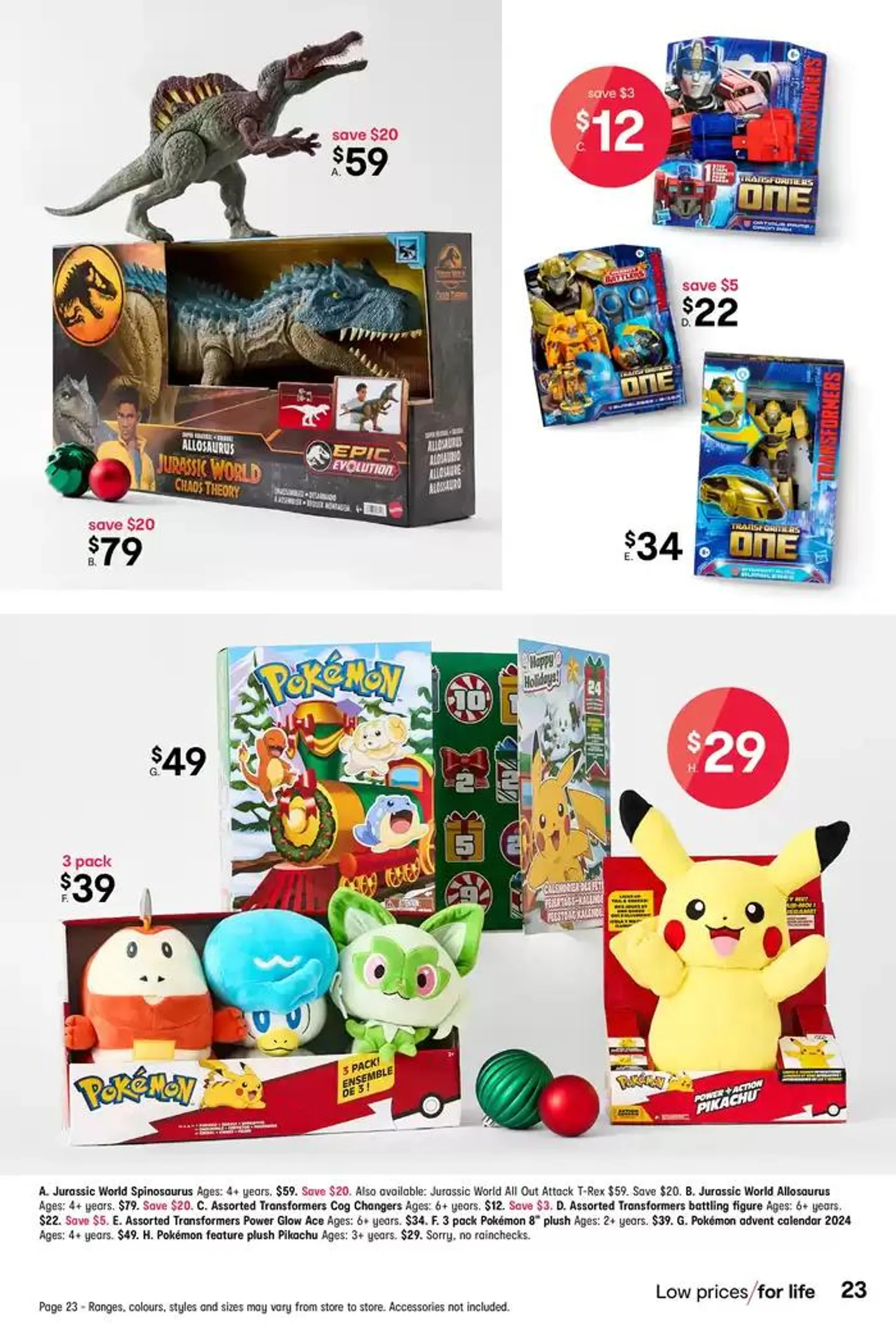 XMAS TOYS - Low prices for life - Catalogue valid from 24 October to 13 November 2024 - page 23