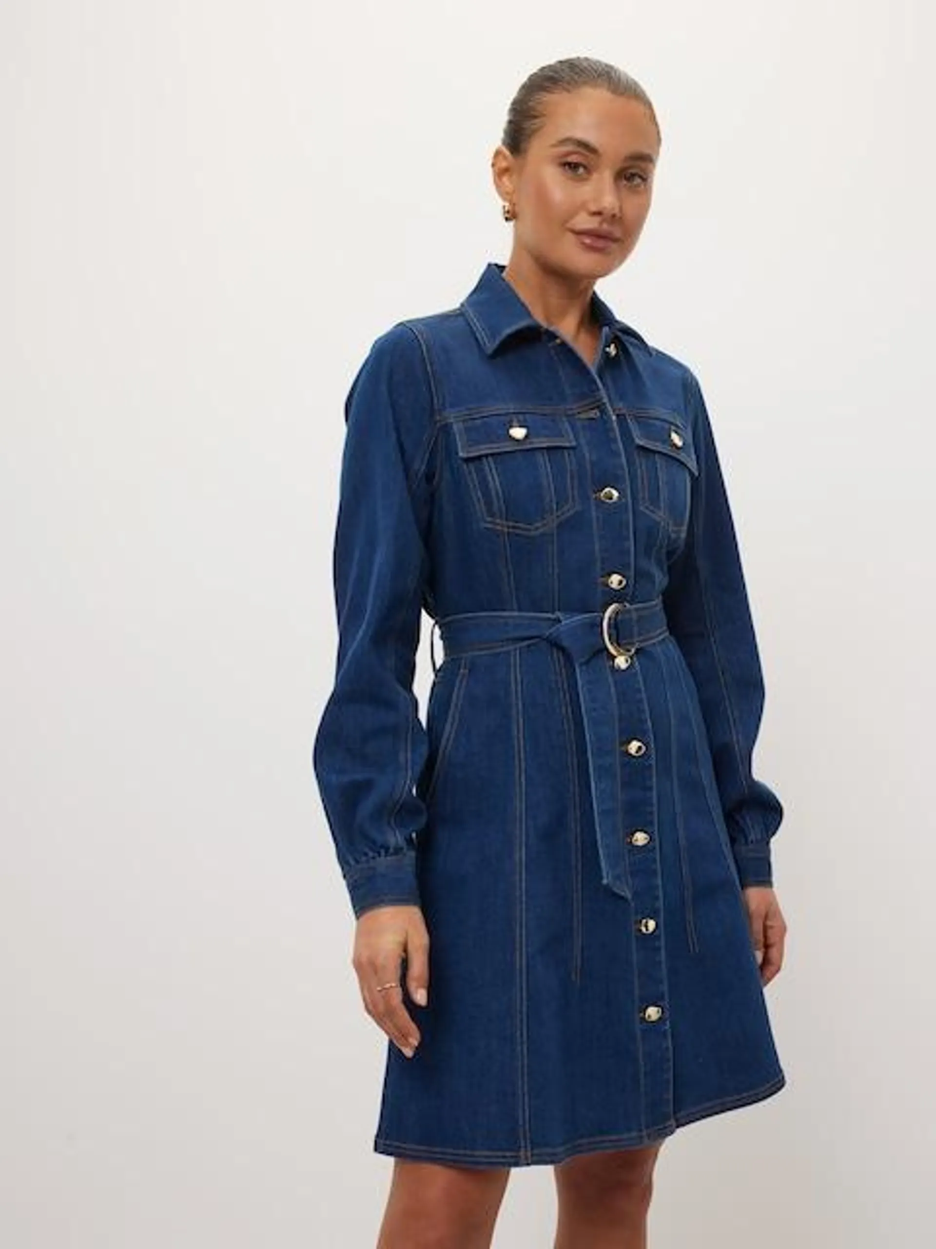 Hamilton Denim Short Dress