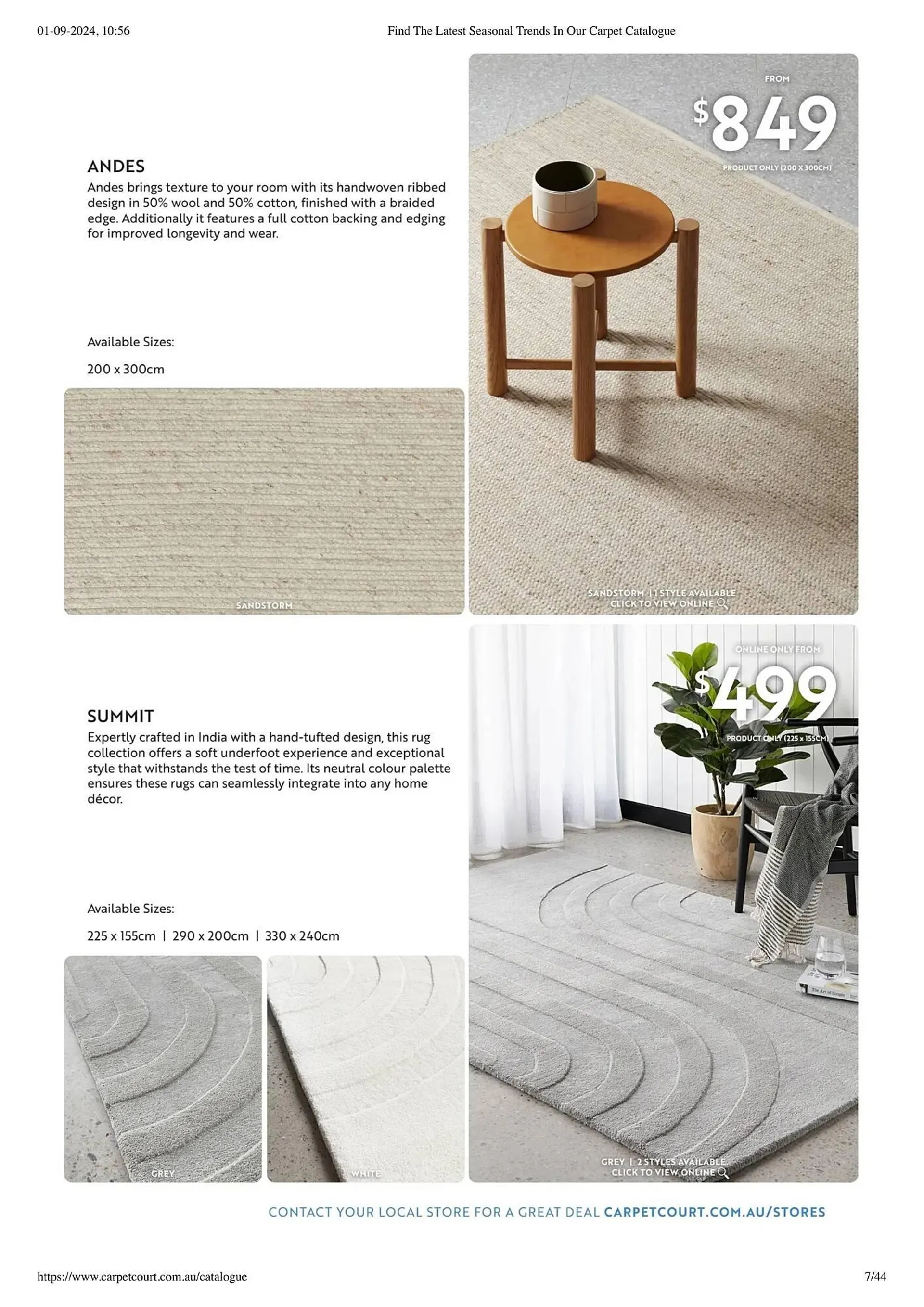 Carpet Court catalogue - Catalogue valid from 1 September to 31 October 2024 - page 7