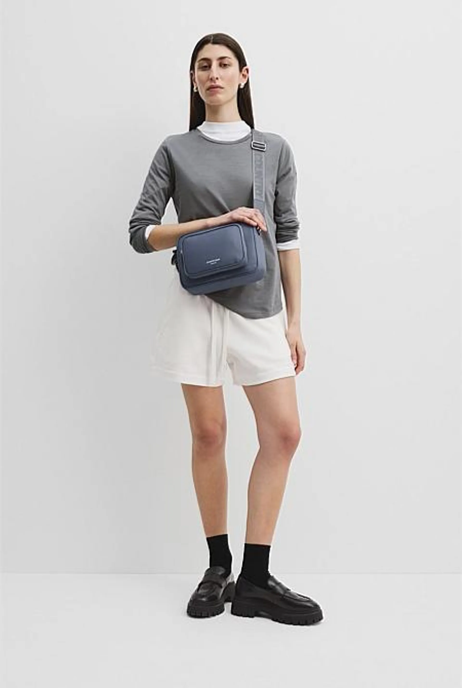 Recycled Polyester Soft Crossbody Bag