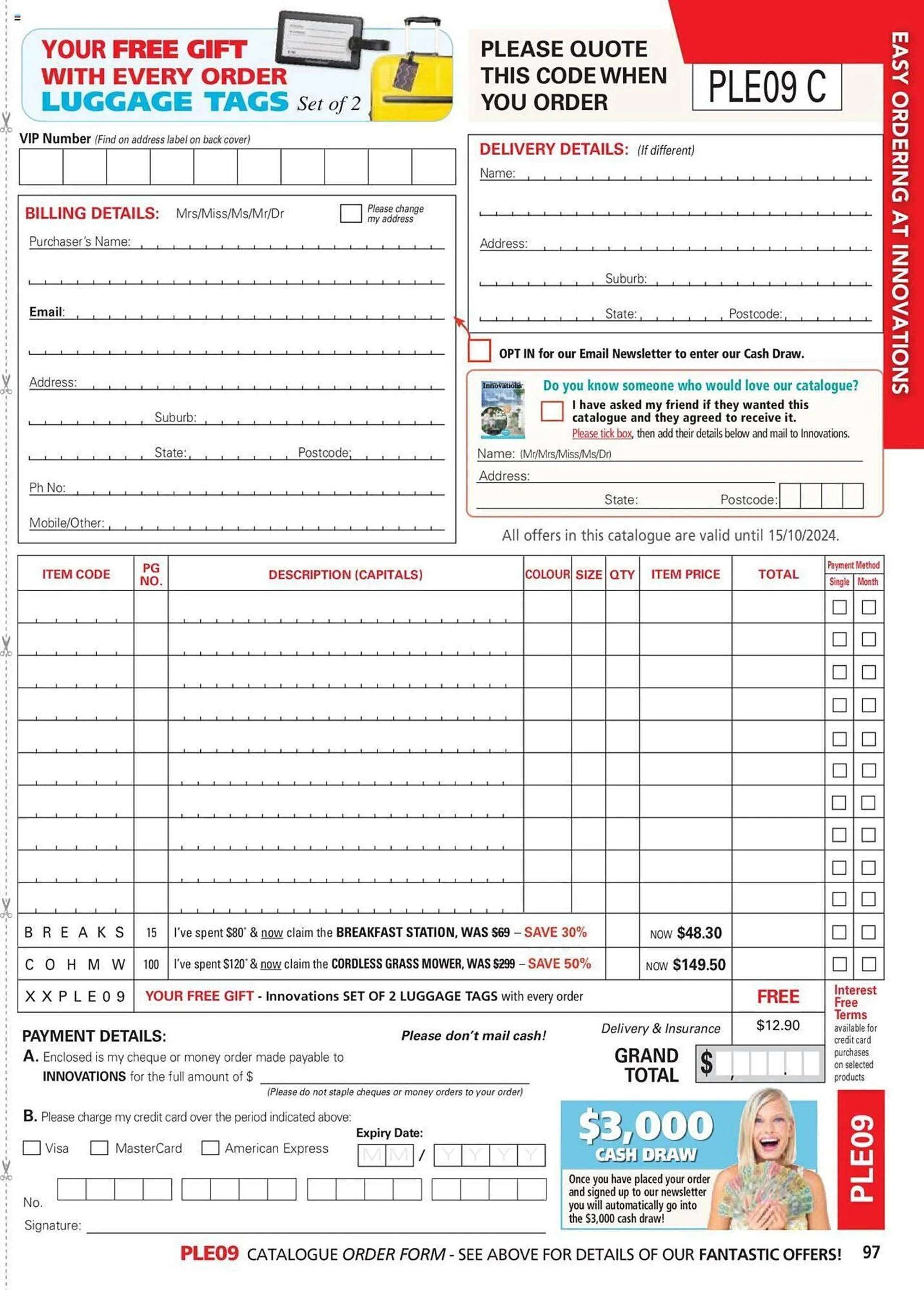 Innovations catalogue - Catalogue valid from 21 August to 11 October 2024 - page 97