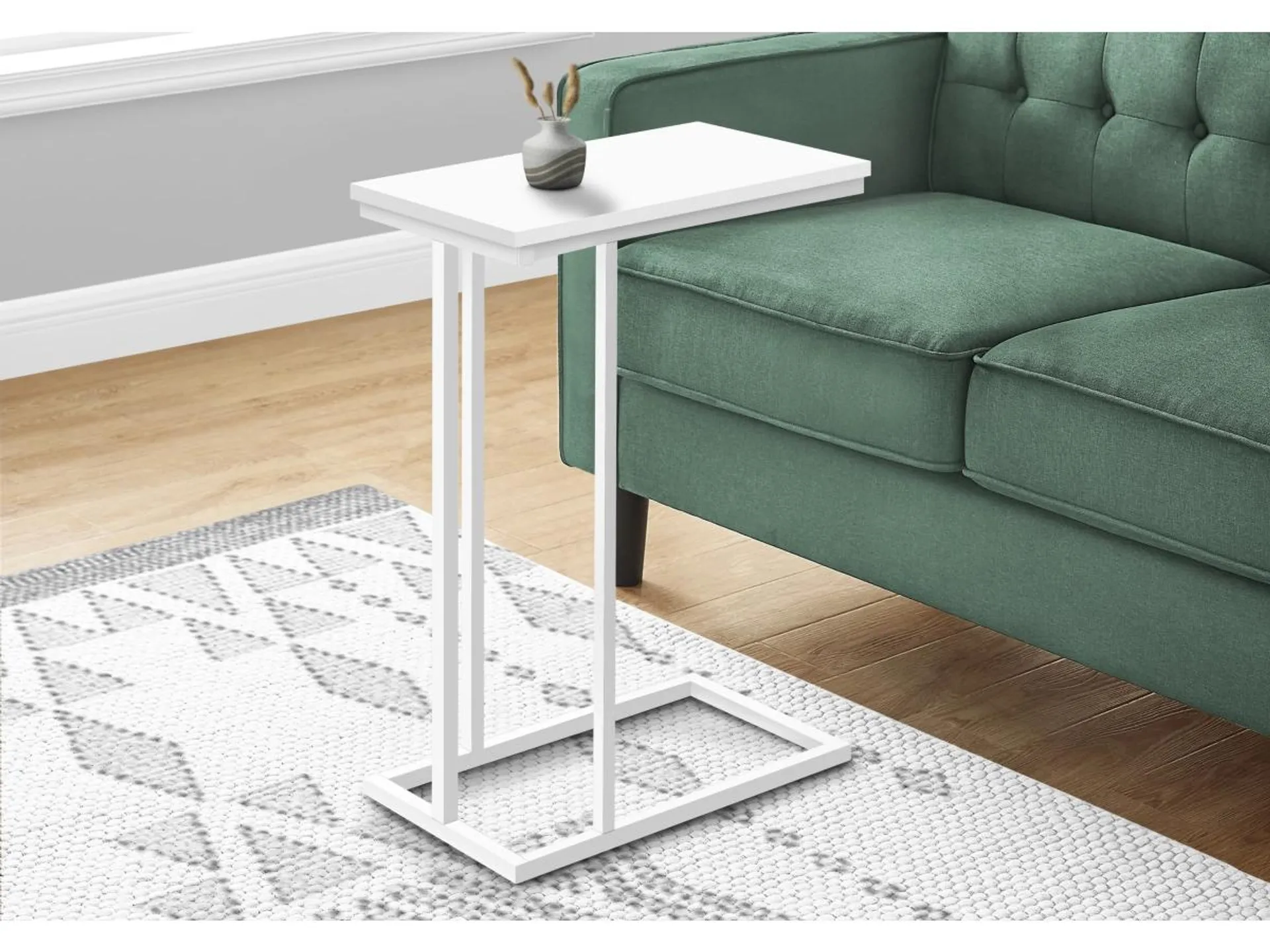 Monarch Specialties Contemporary 25" High C-Shape Accent Table