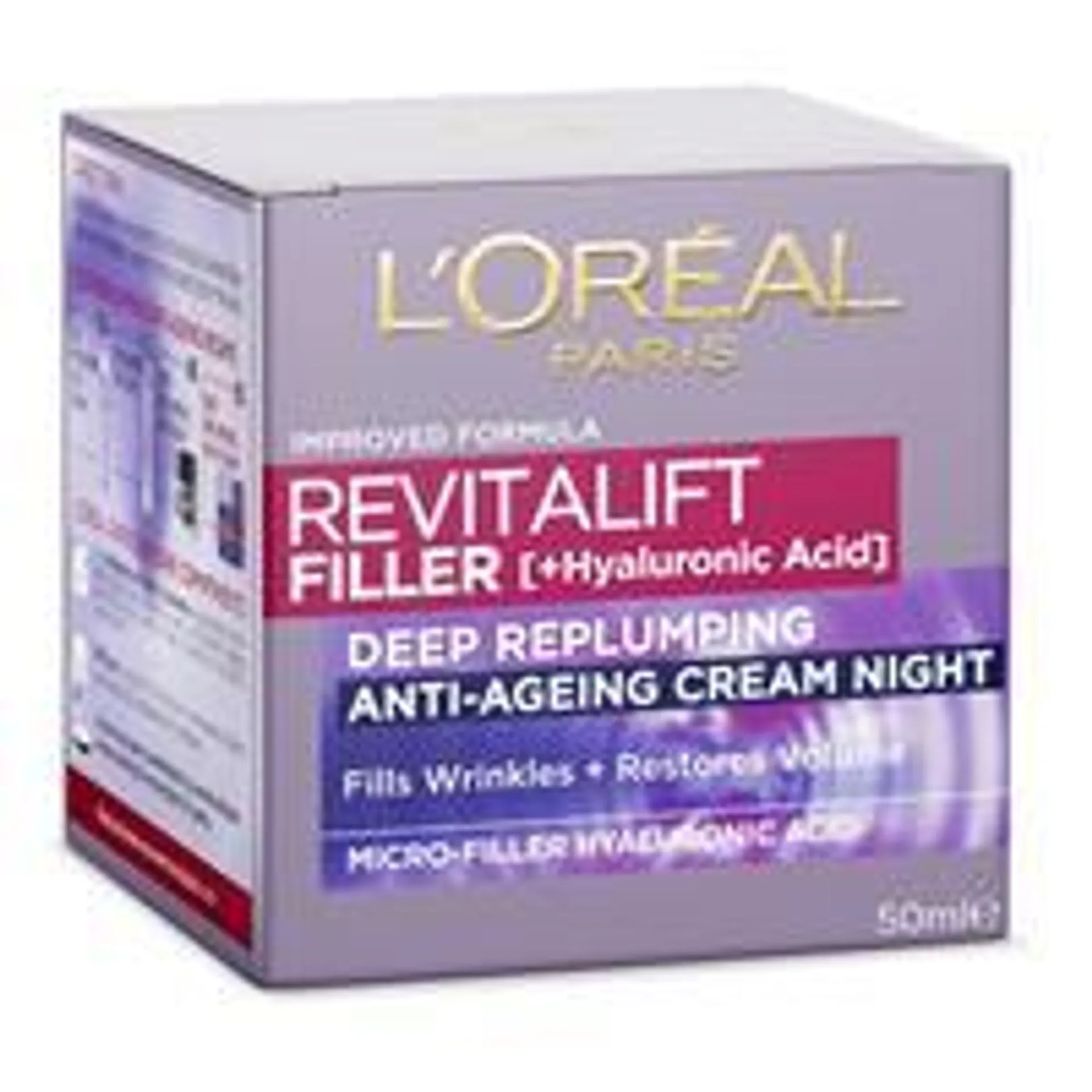 L'Oreal Paris Revitalift Filler [HA] Night Moisturiser 50ml