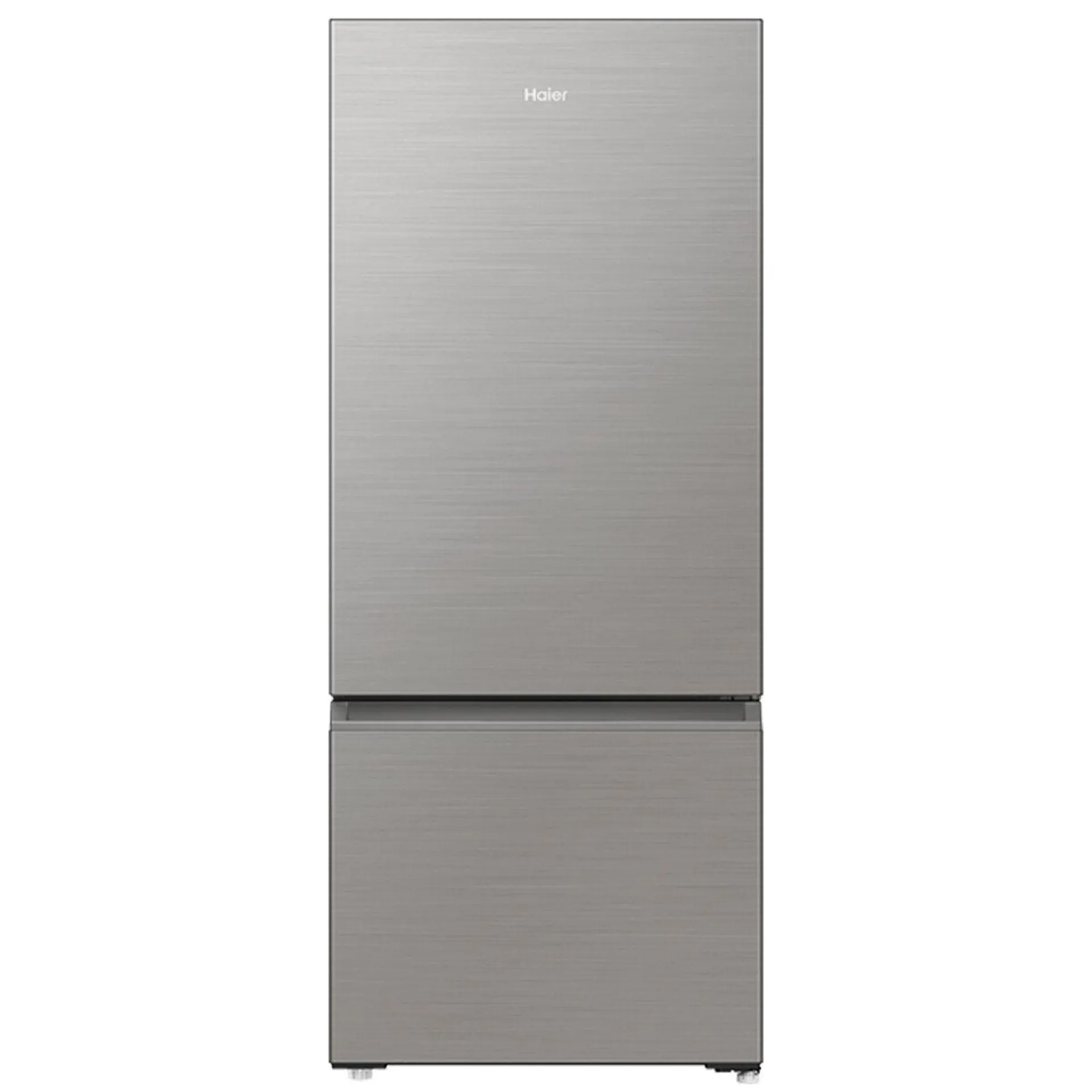 Haier 433L Bottom Mount Refrigerator Satina Silver HRF420BS