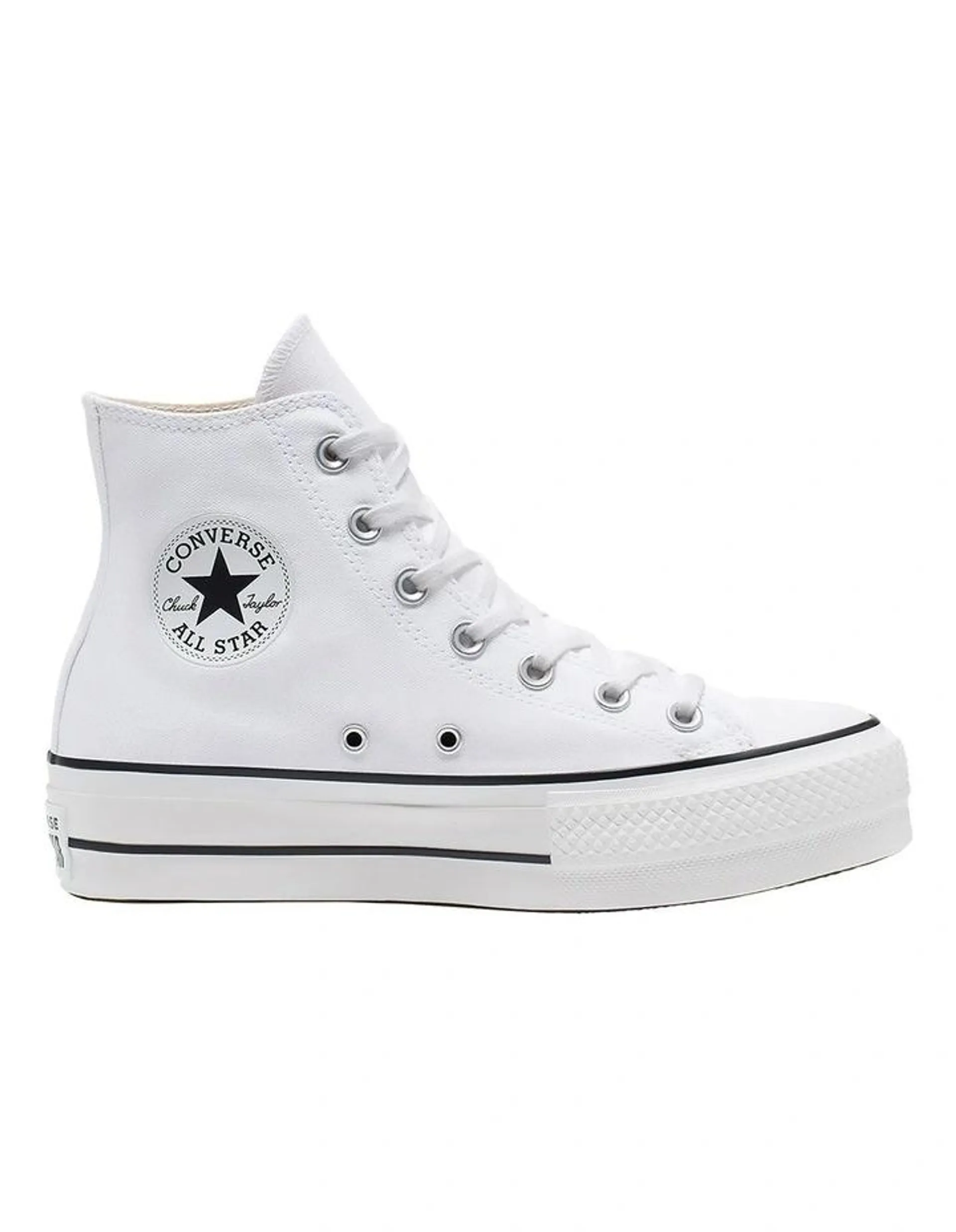 Chuck Taylor All Star Canvas Platform Sneaker in White