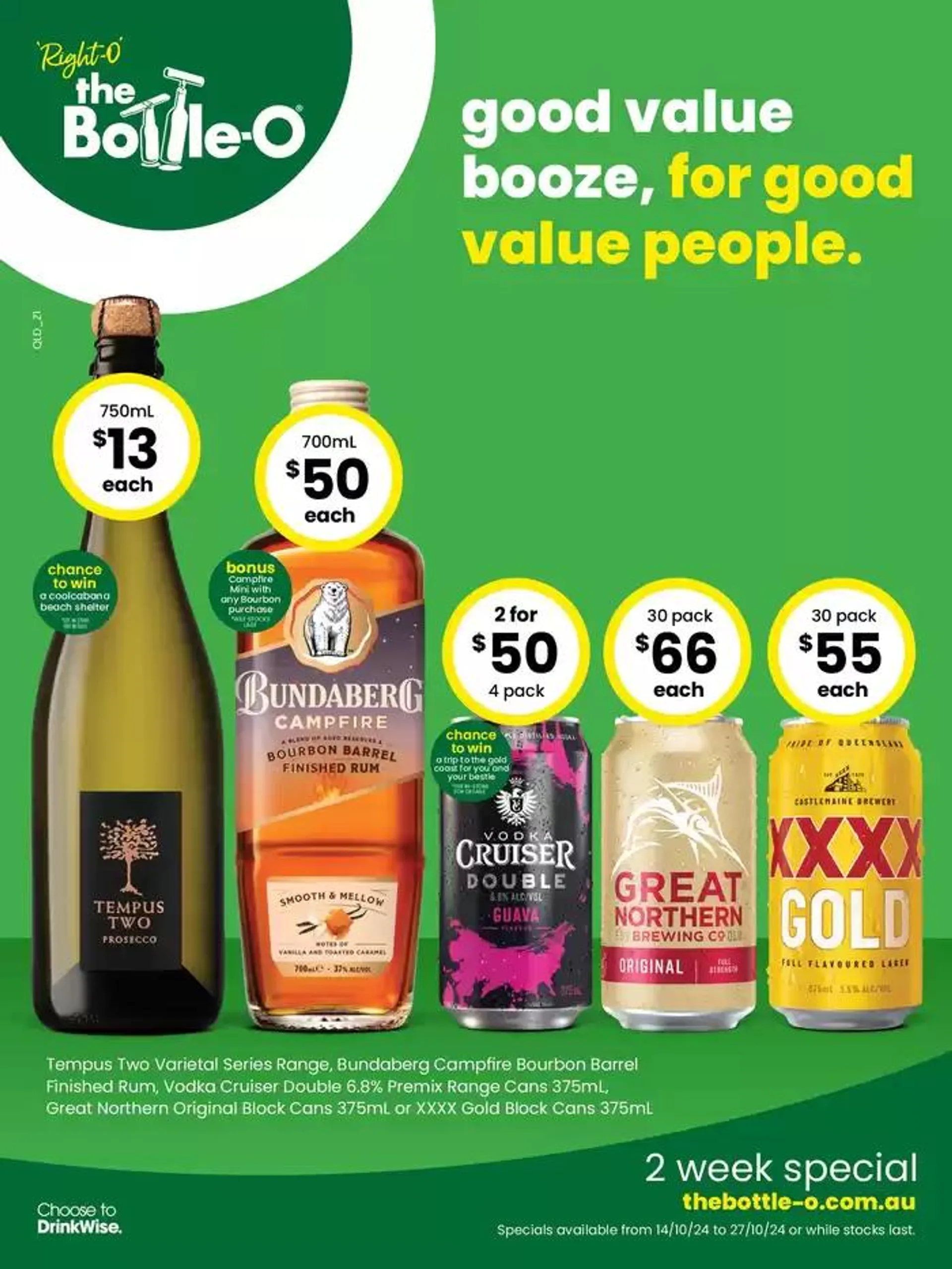 Good Value Booze, For Good Value People 14/10 - 1