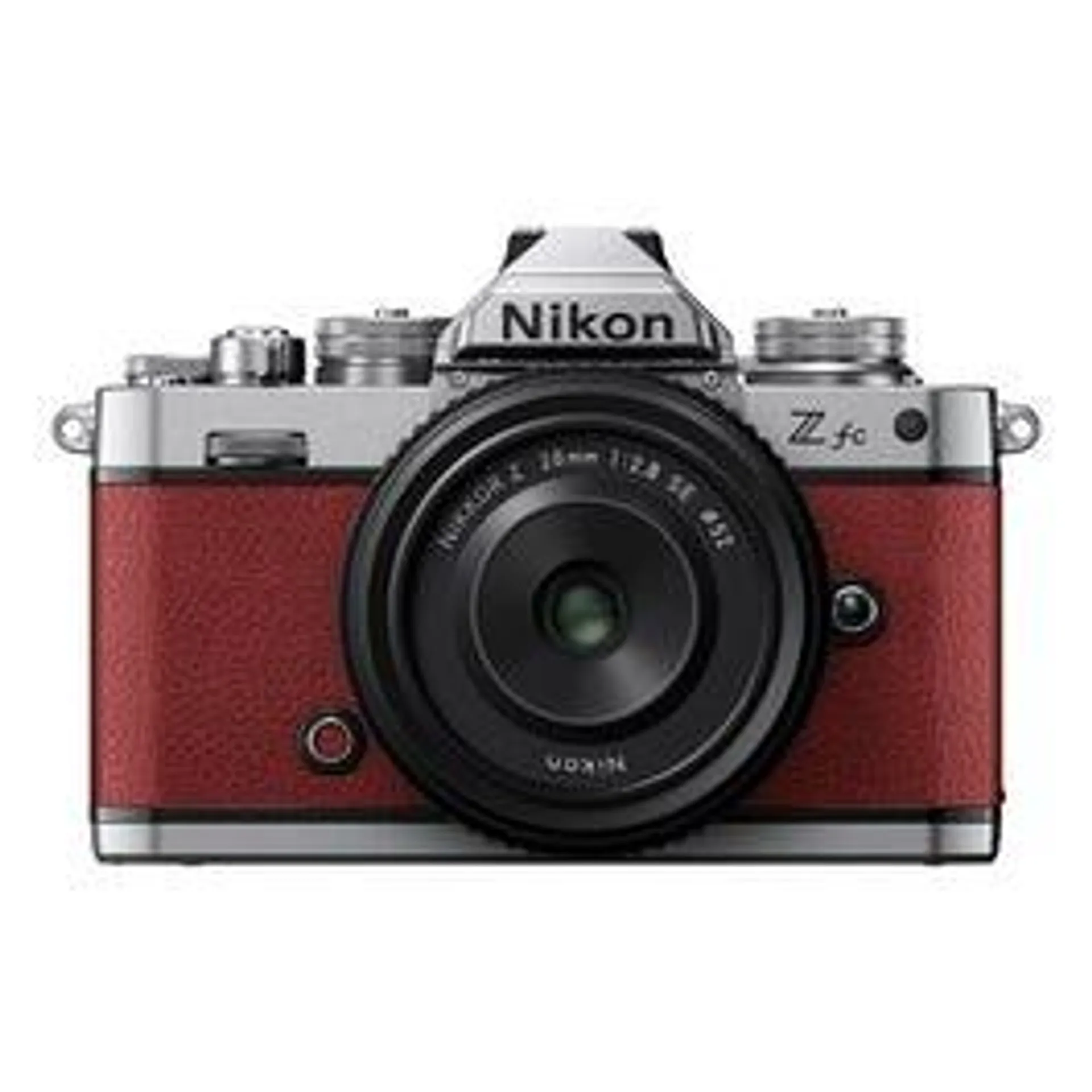 Nikon Z fc Crimson Red with Nikkor Z 28mm f/2.8 (SE)